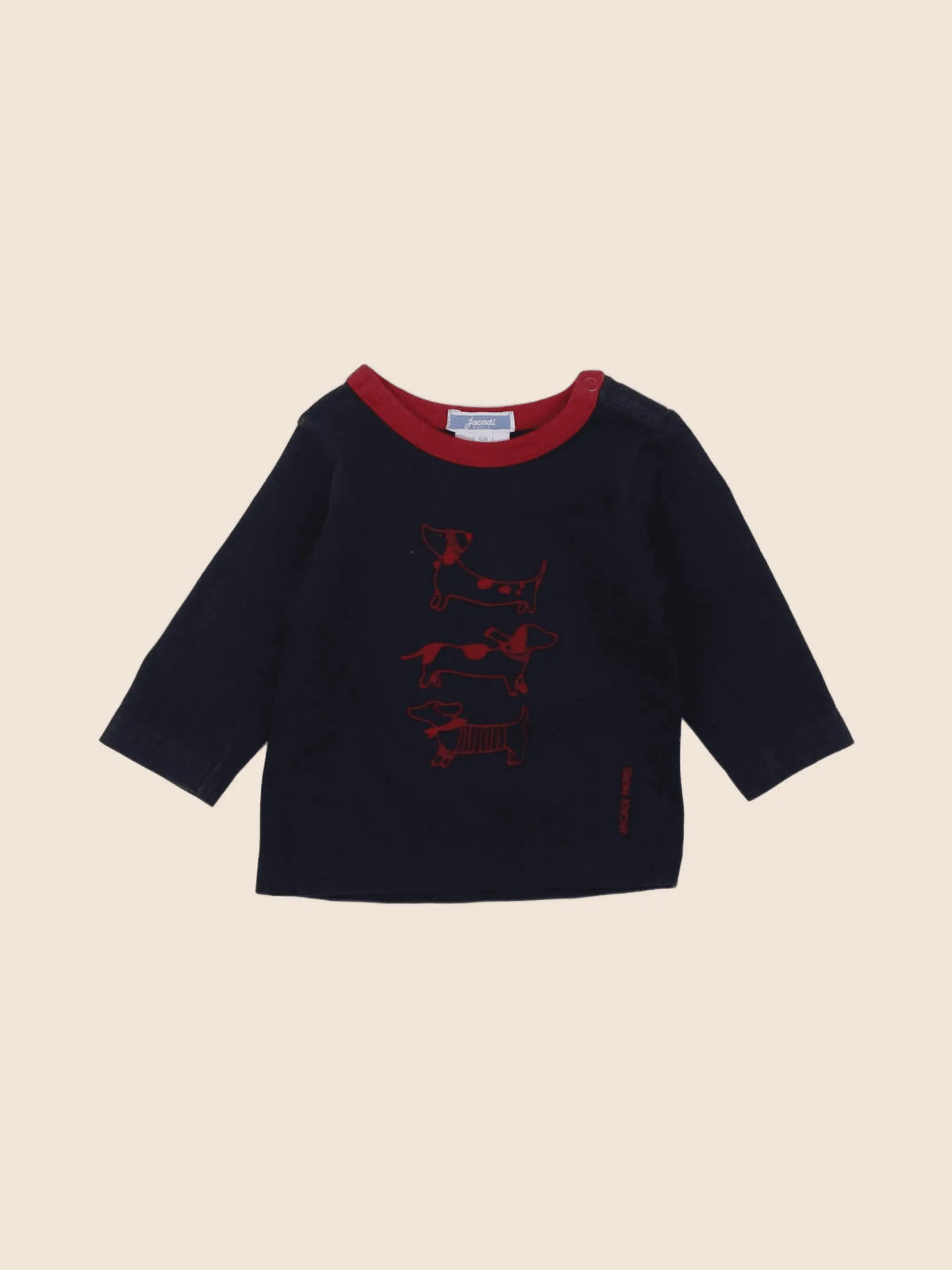 Jacadi - tee-shirt bleu - 6 mois