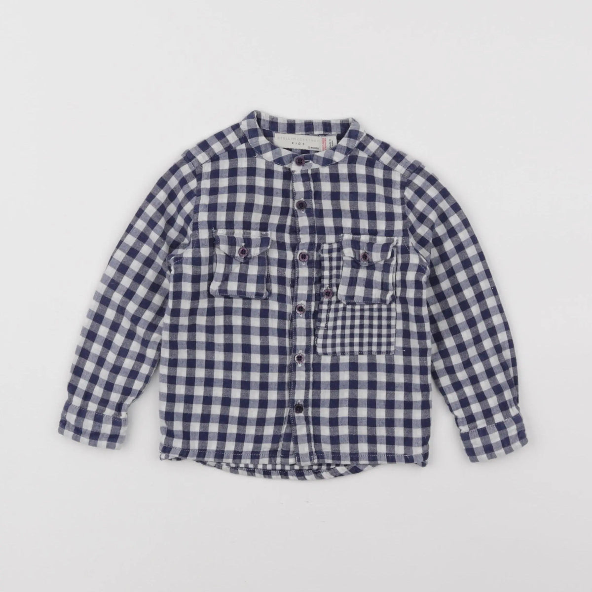 Stella McCartney Kids - chemise blanc, bleu - 12 mois