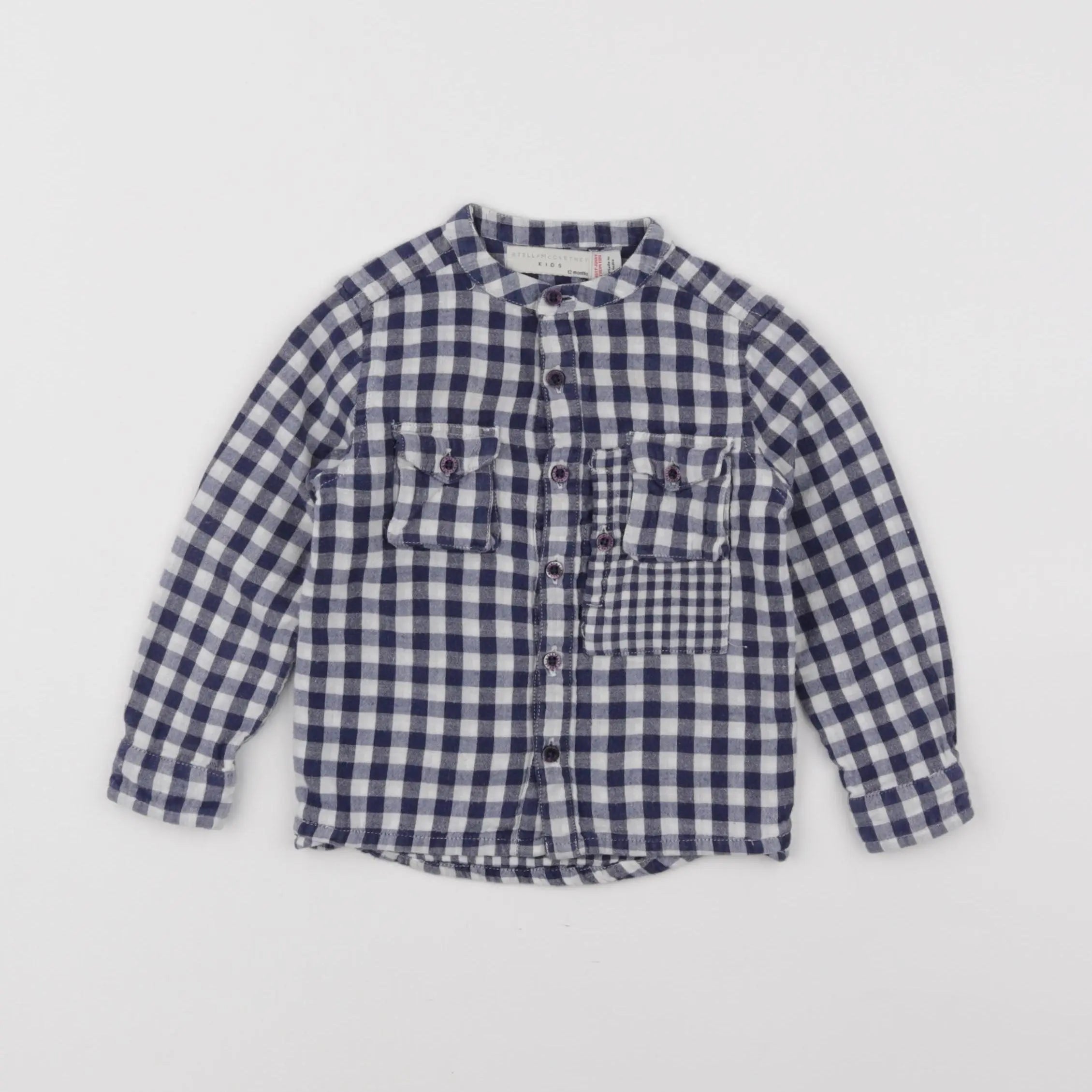Stella McCartney Kids - chemise blanc, bleu - 12 mois