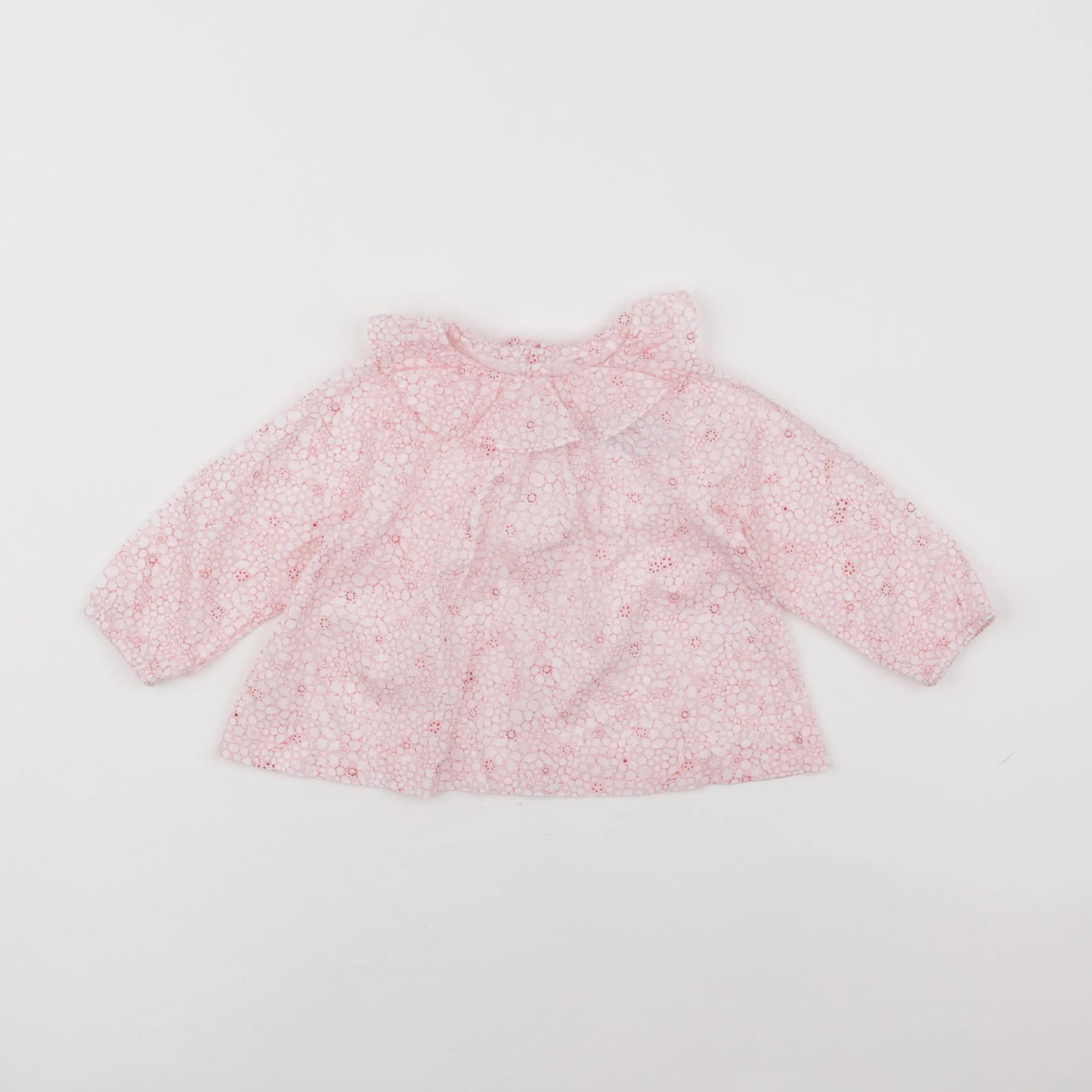 Jacadi - blouse liberty rose - 12 mois
