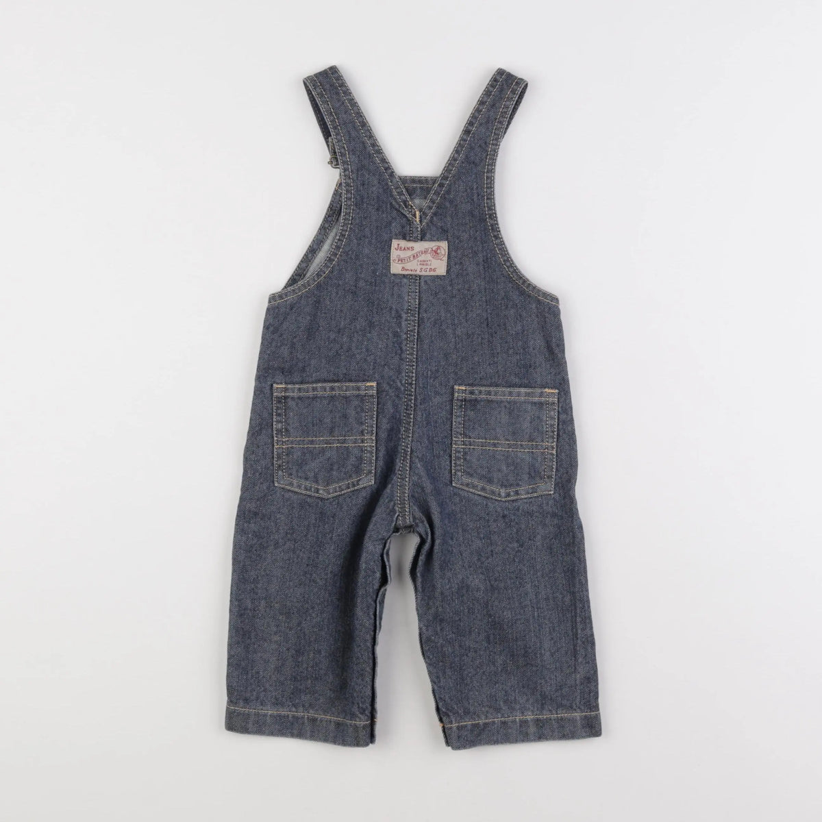 Petit Bateau - salopette bleu - 6 mois