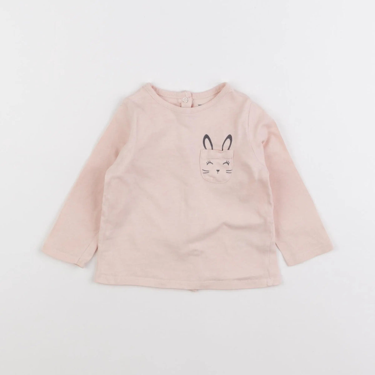 Vertbaudet - tee-shirt rose - 9 mois