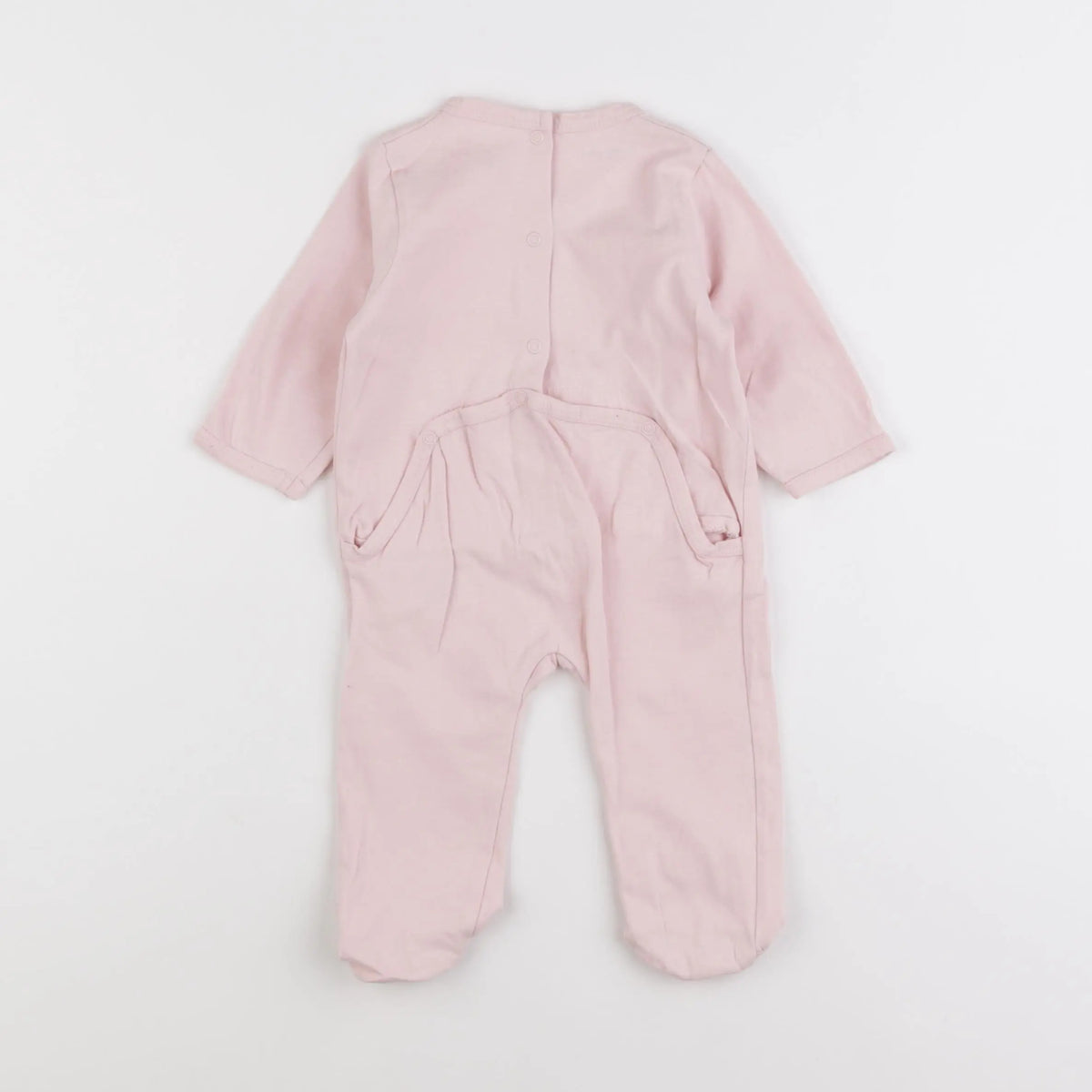 Vertbaudet - pyjama coton rose - 6 mois