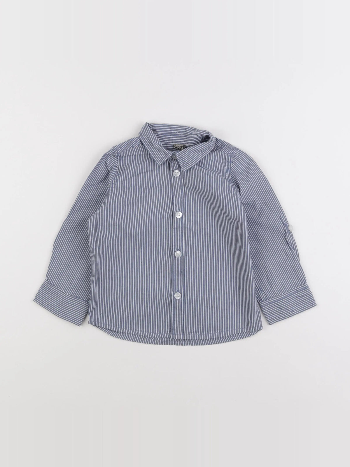 Tape à l'oeil - chemise blanc, bleu - 2 ans
