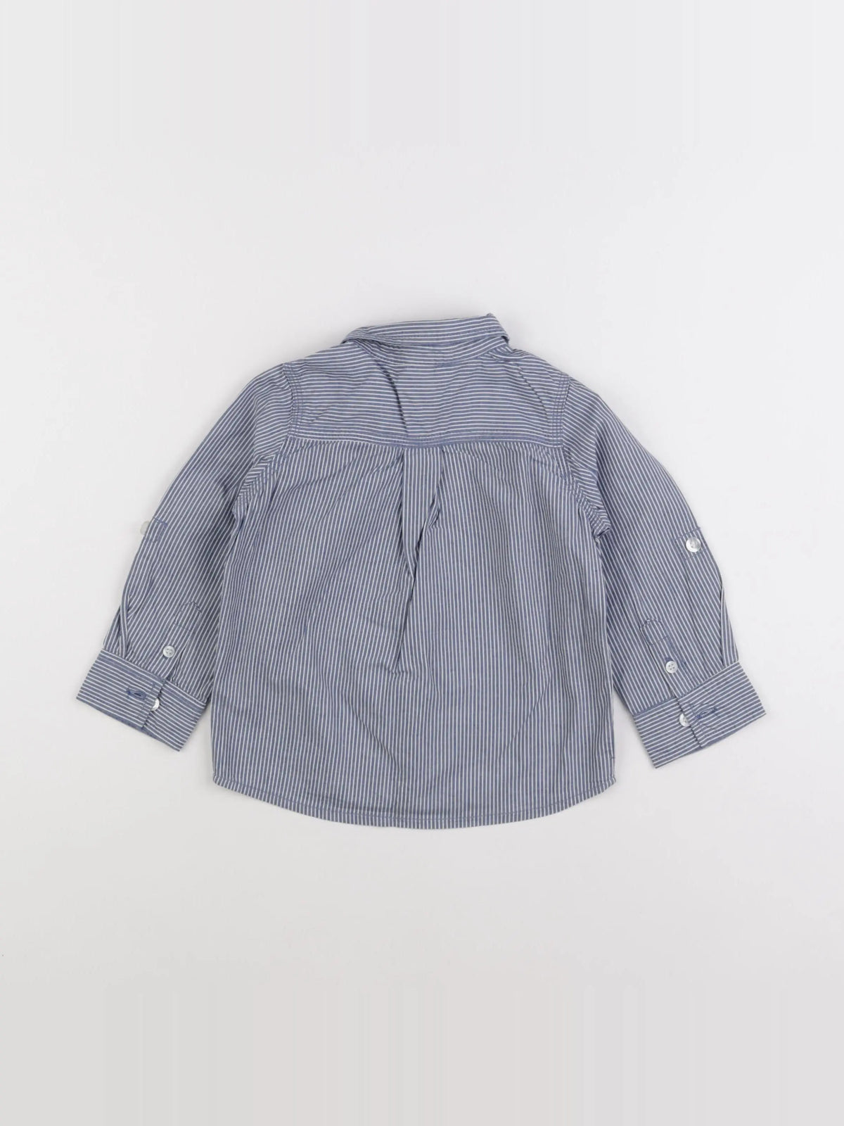 Tape à l'oeil - chemise blanc, bleu - 2 ans