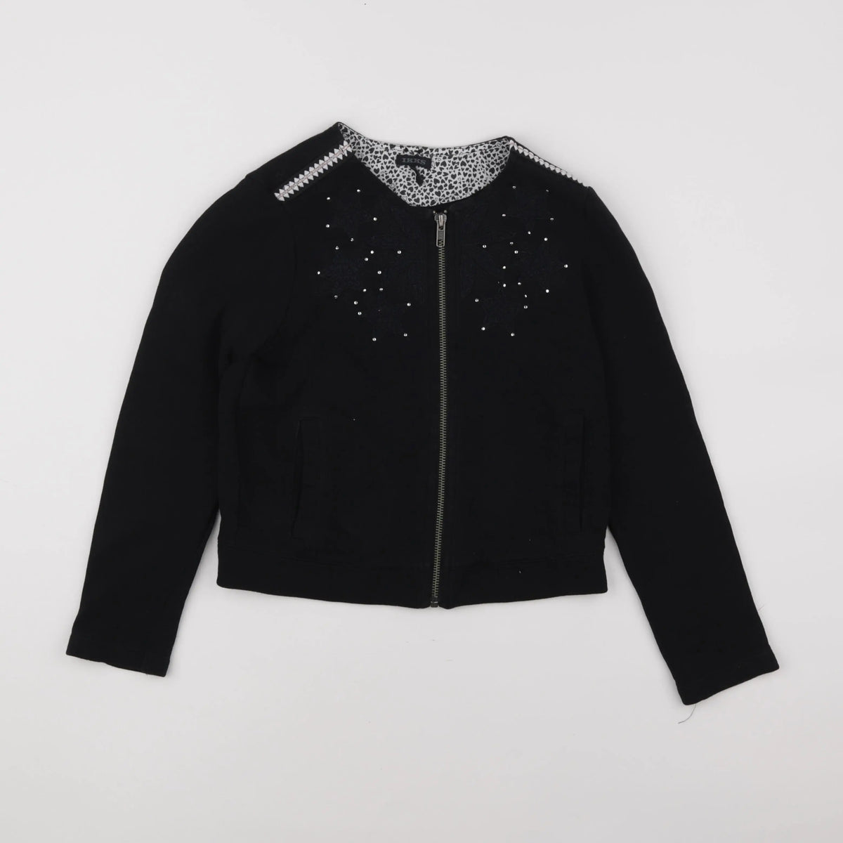 IKKS - veste noir - 10 ans