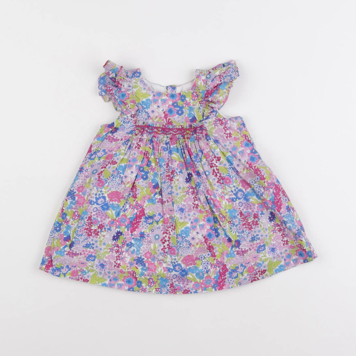 Jacadi - robe liberty multicolore - 6 mois