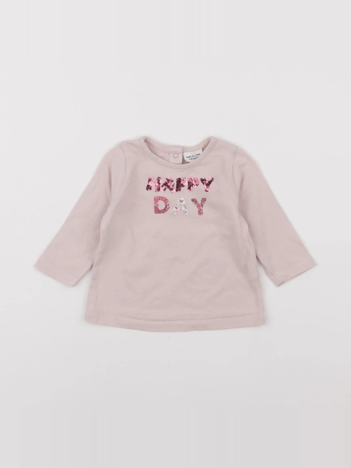 Tape à l'oeil - tee-shirt rose - 6 mois