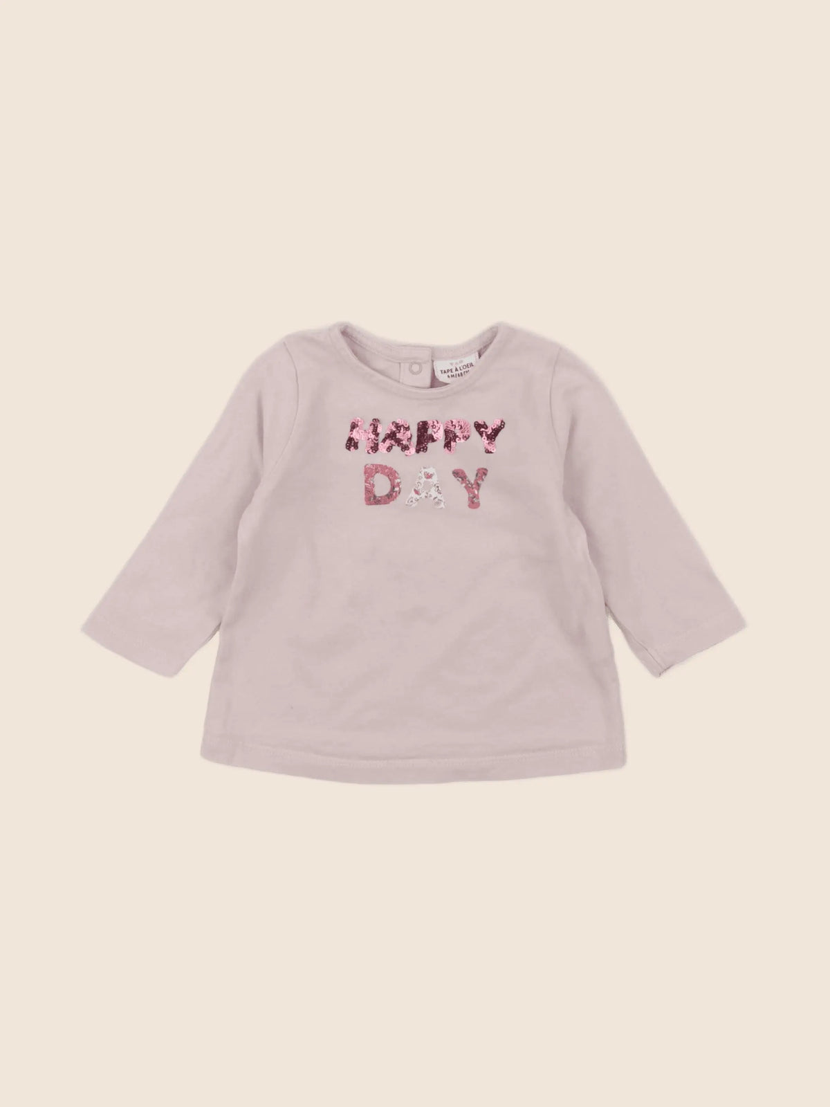 Tape à l'oeil - tee-shirt rose - 6 mois
