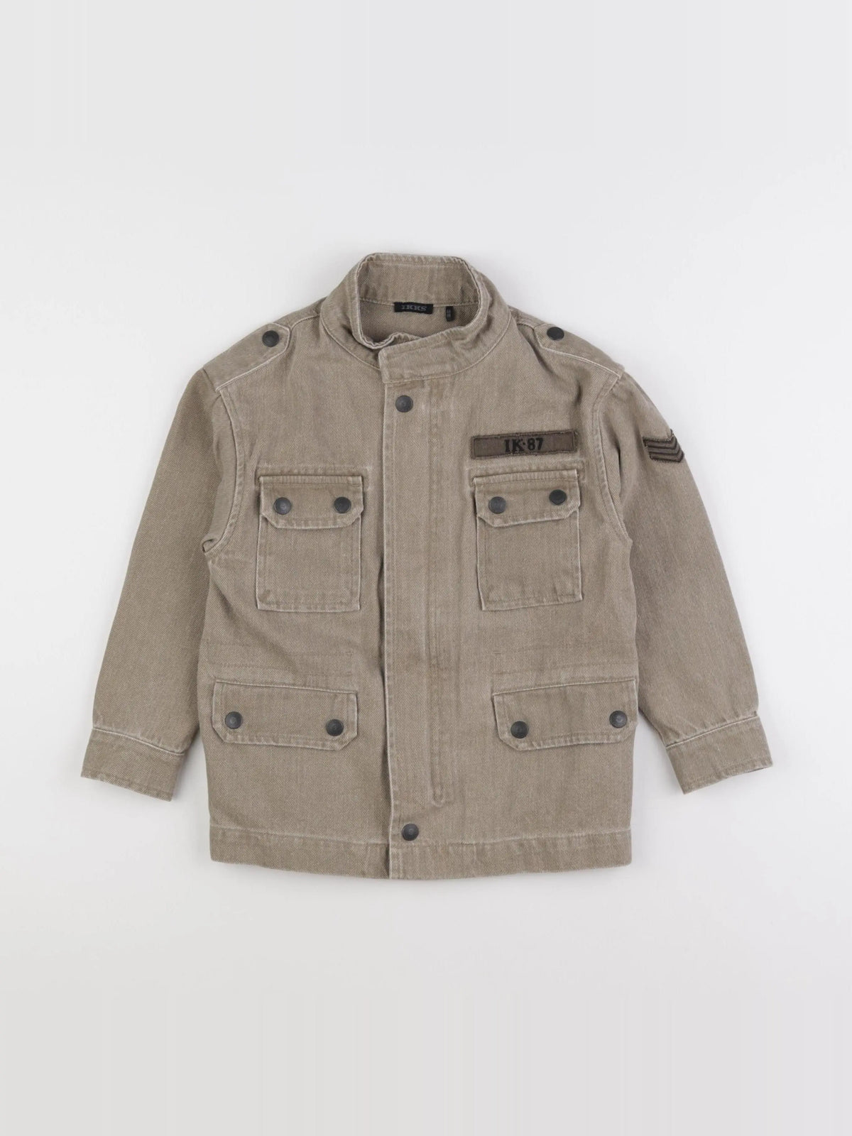 IKKS - veste imprimé au dos marron - 6 ans