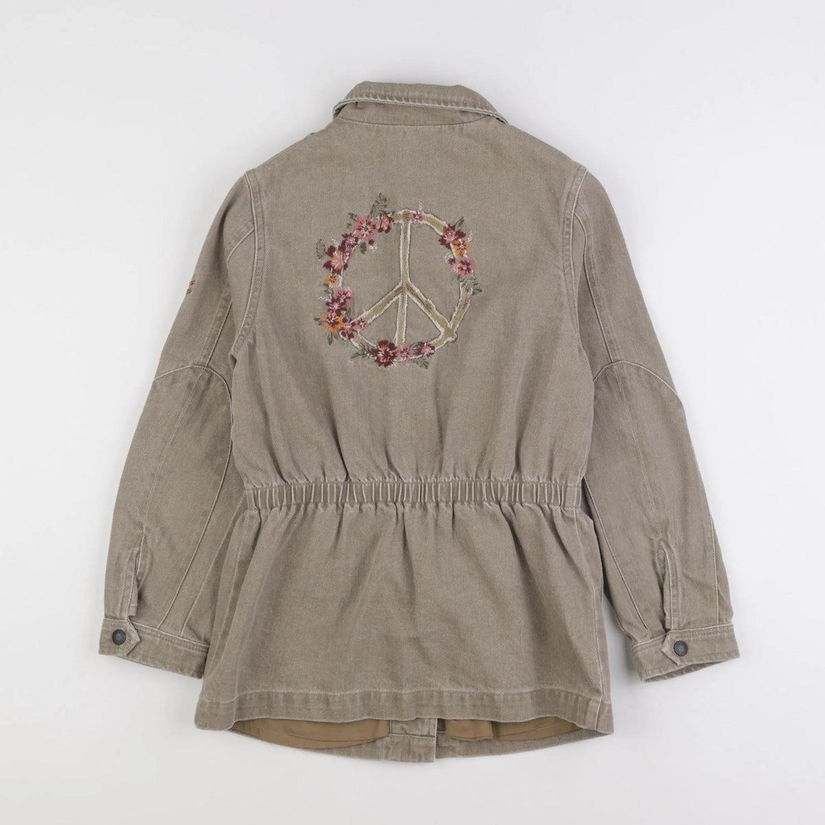 IKKS - veste imprimé au dos marron - 10 ans