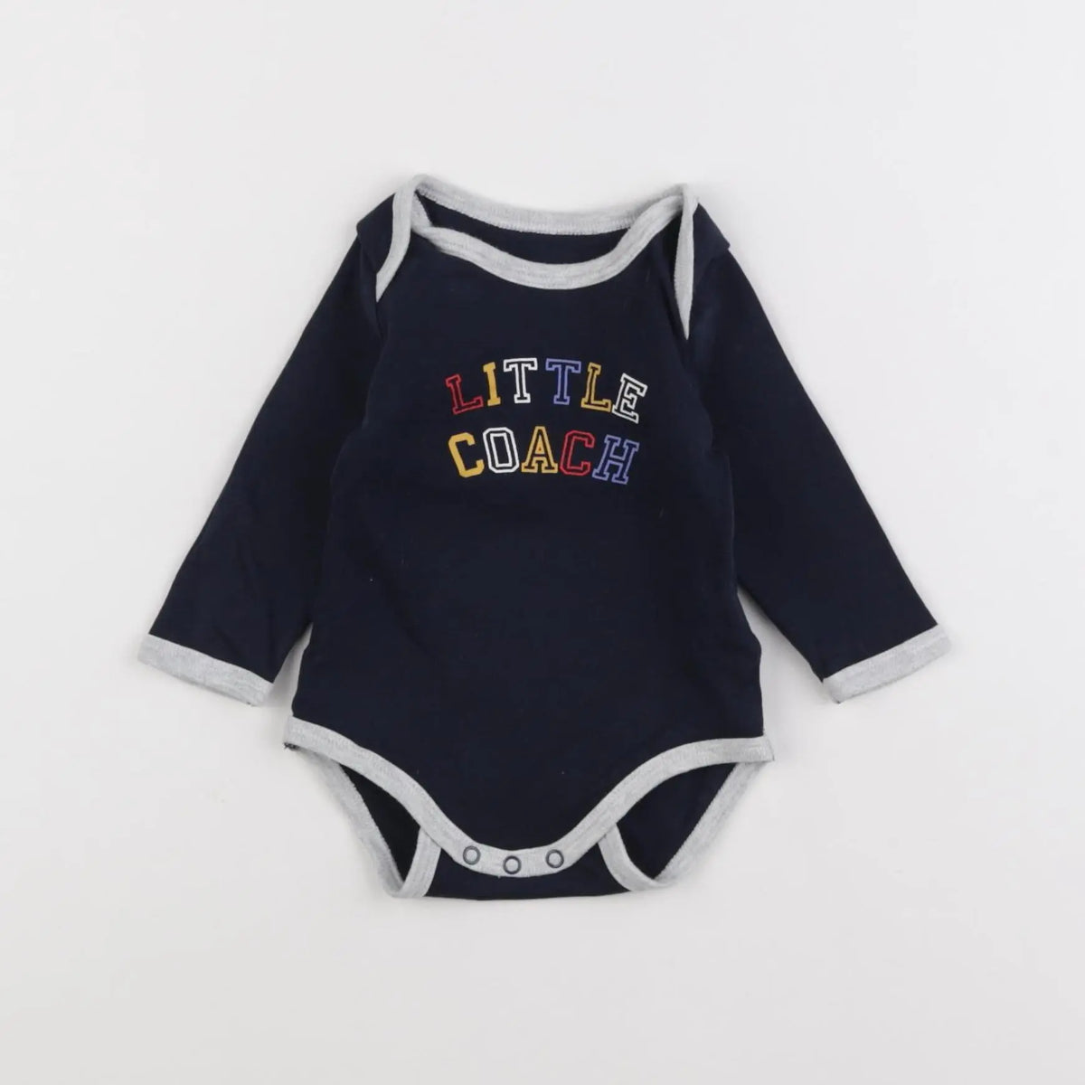 Vertbaudet - body bleu - 6 mois