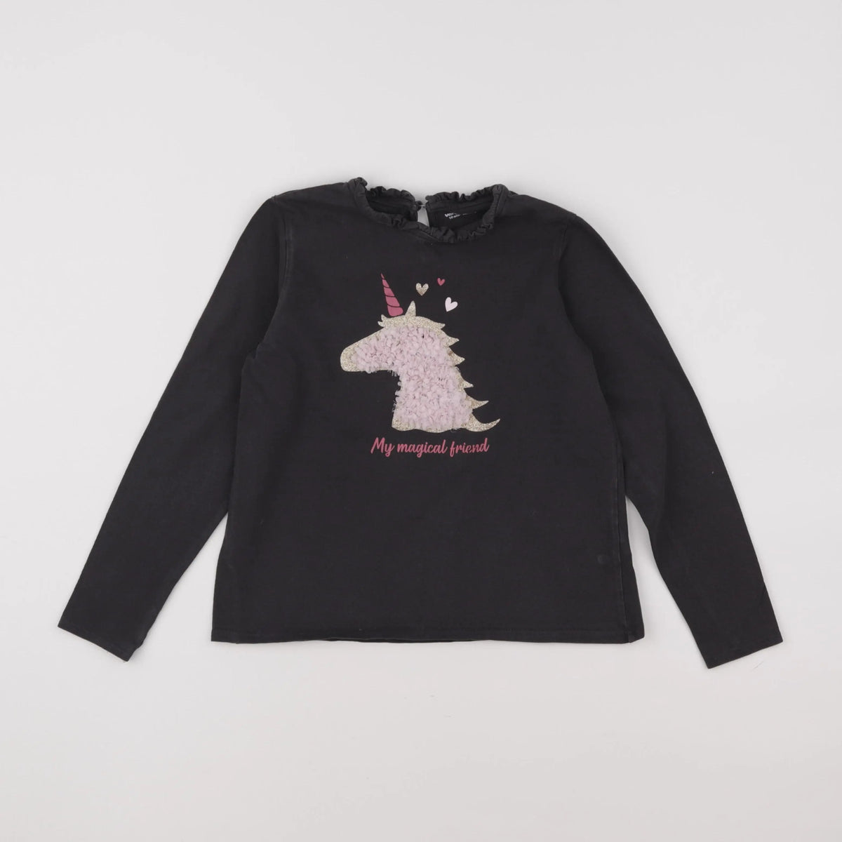 Vertbaudet - tee-shirt gris - 10 ans