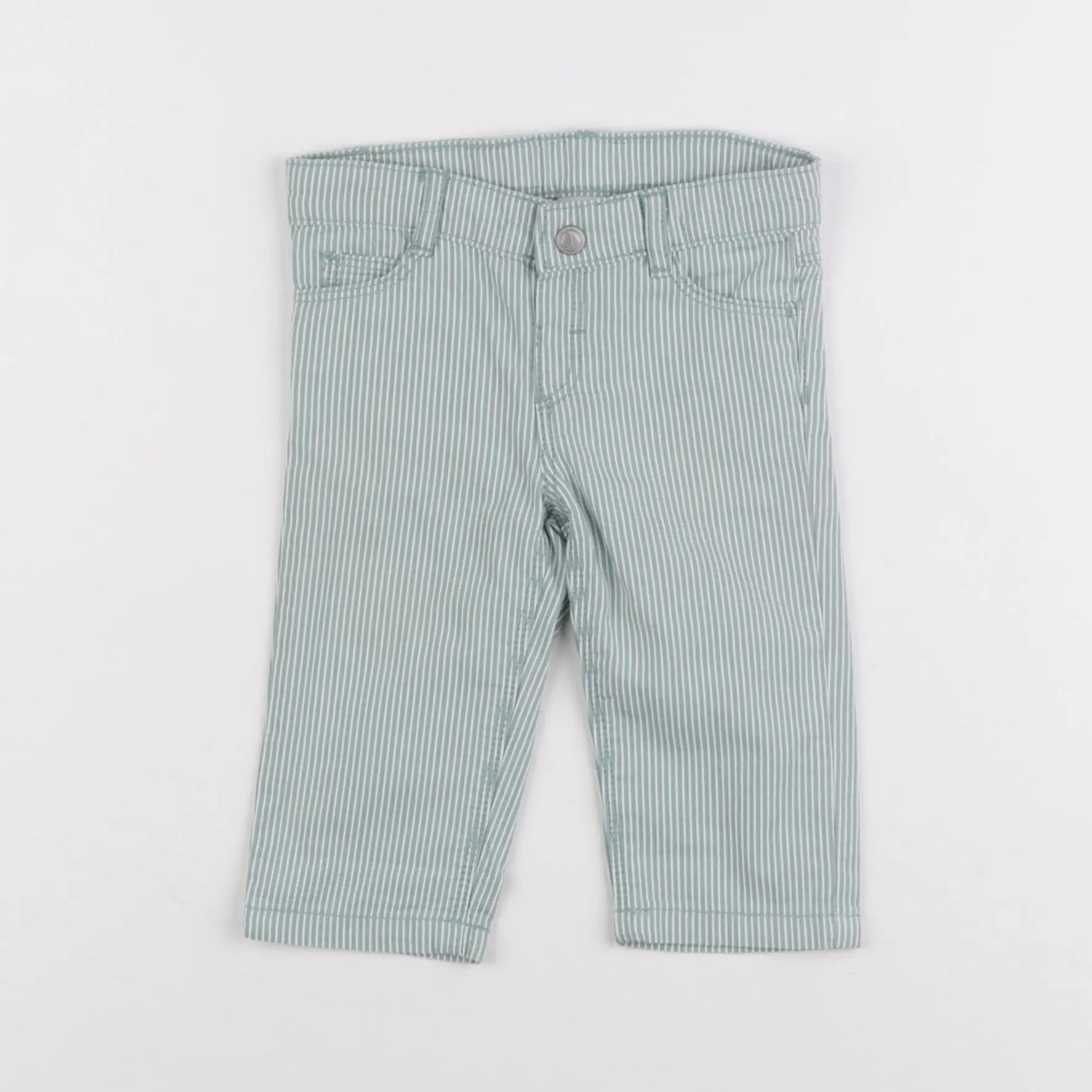 Petit Bateau - pantalon vert - 6 mois