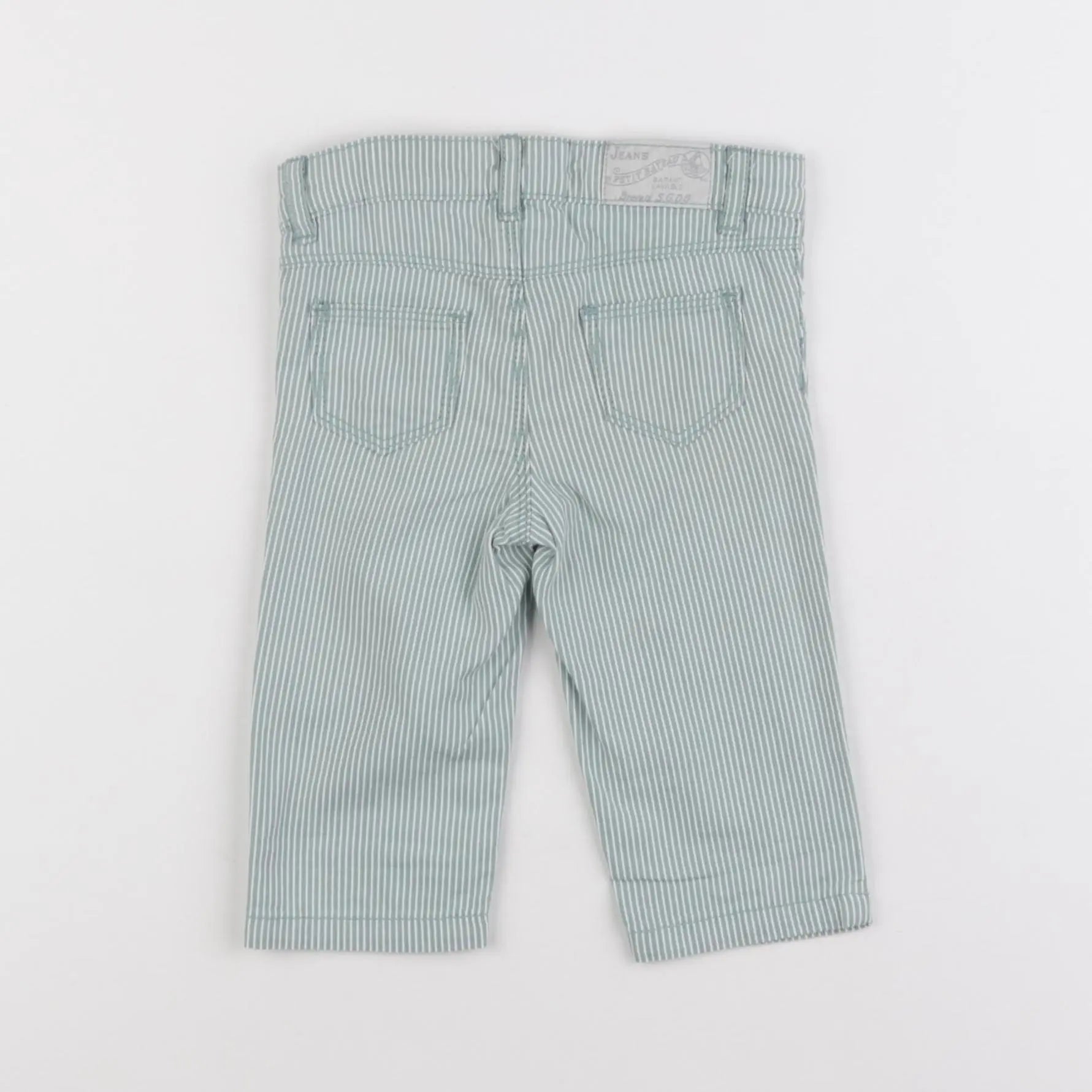 Petit Bateau - pantalon vert - 6 mois
