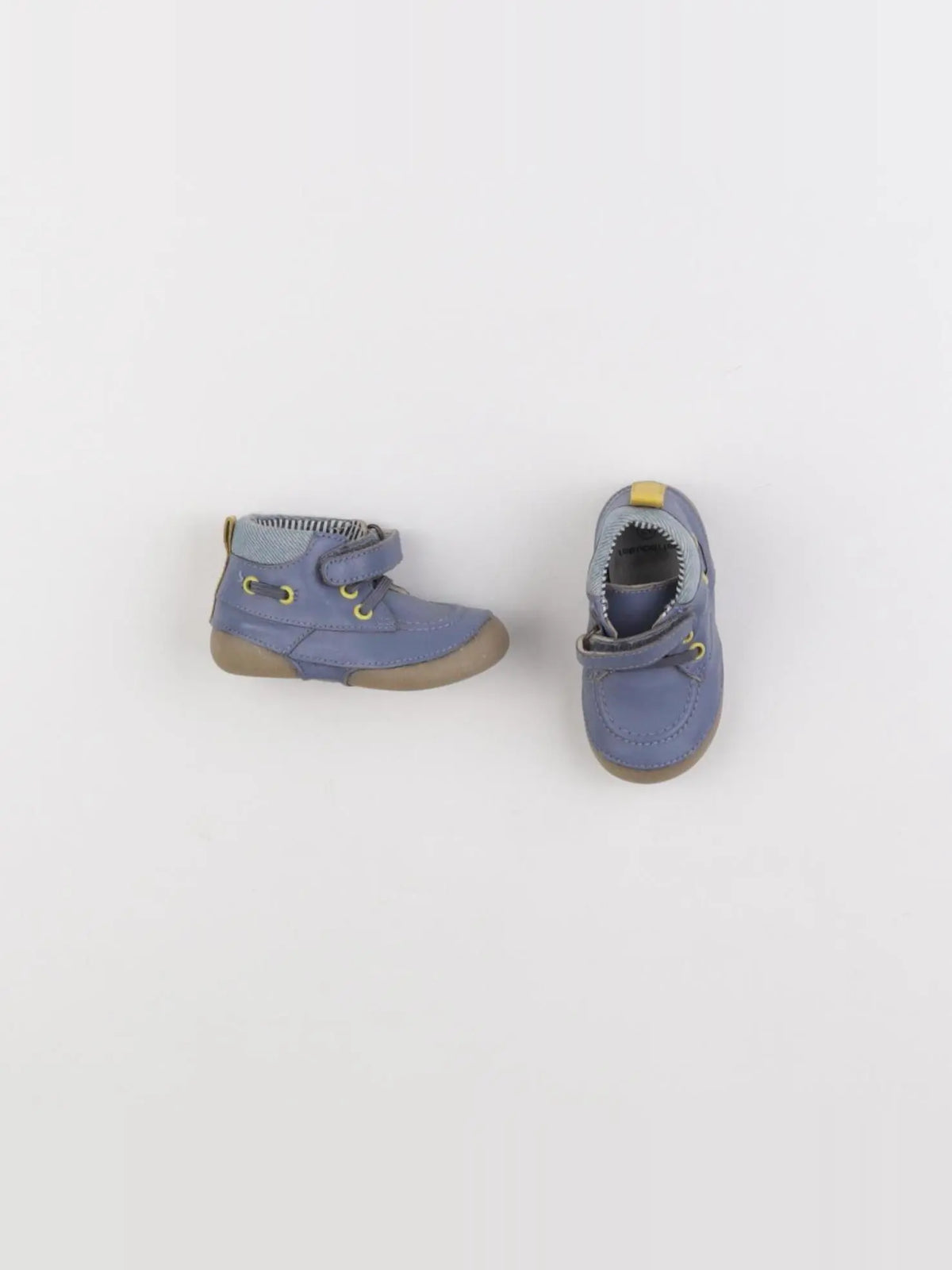 Vertbaudet - chaussons bleu - pointure 17