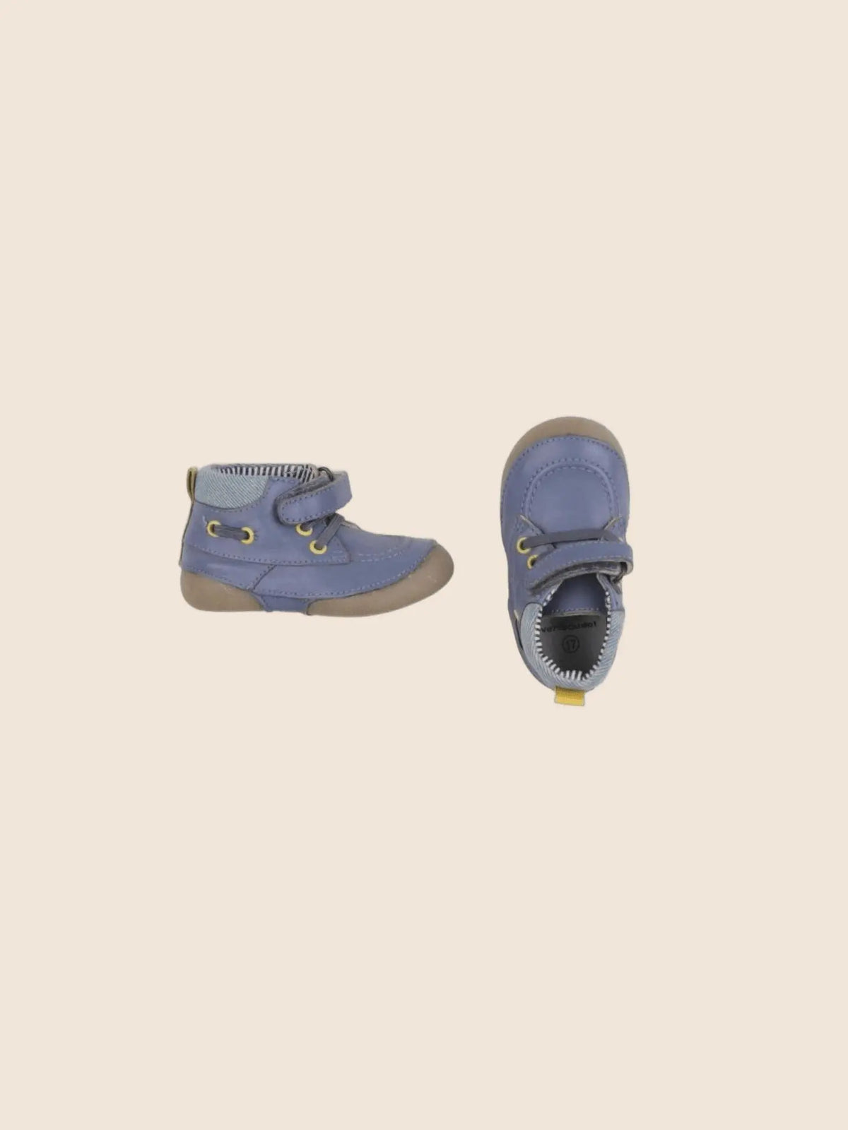 Vertbaudet - chaussons bleu - pointure 17