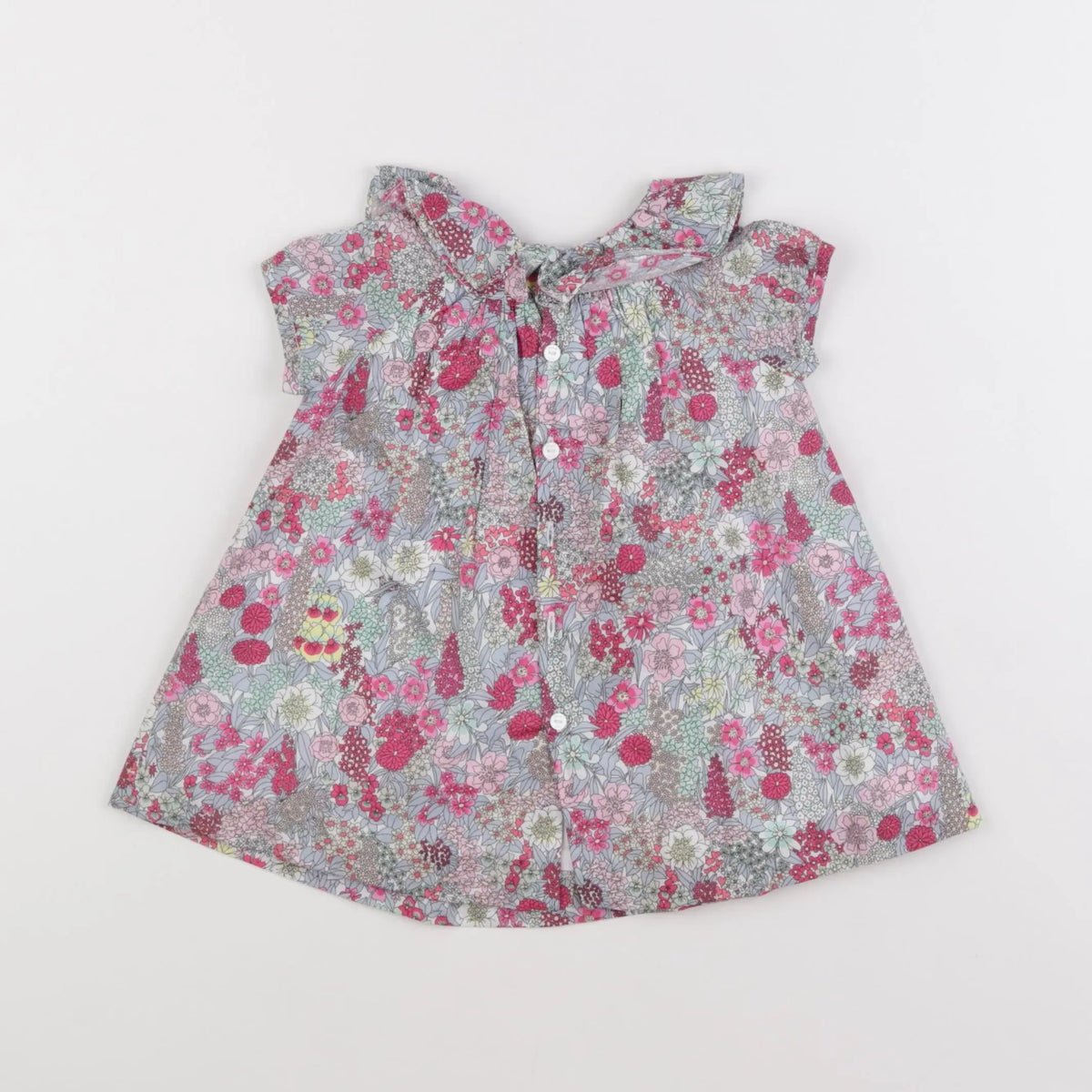 Jacadi - robe liberty multicolore - 6 mois