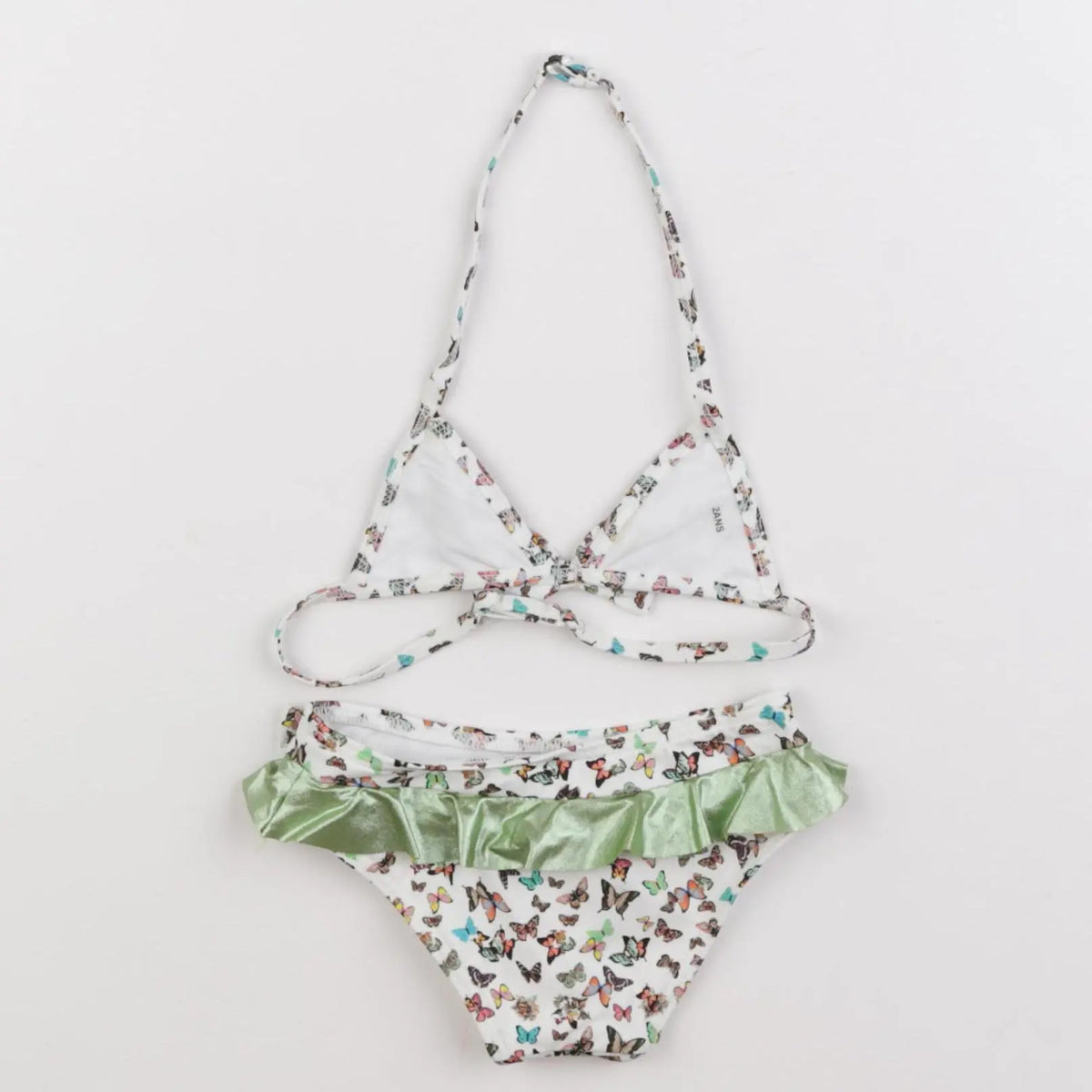 Kiwi - maillot de bain blanc, vert - 18 mois à 2 ans