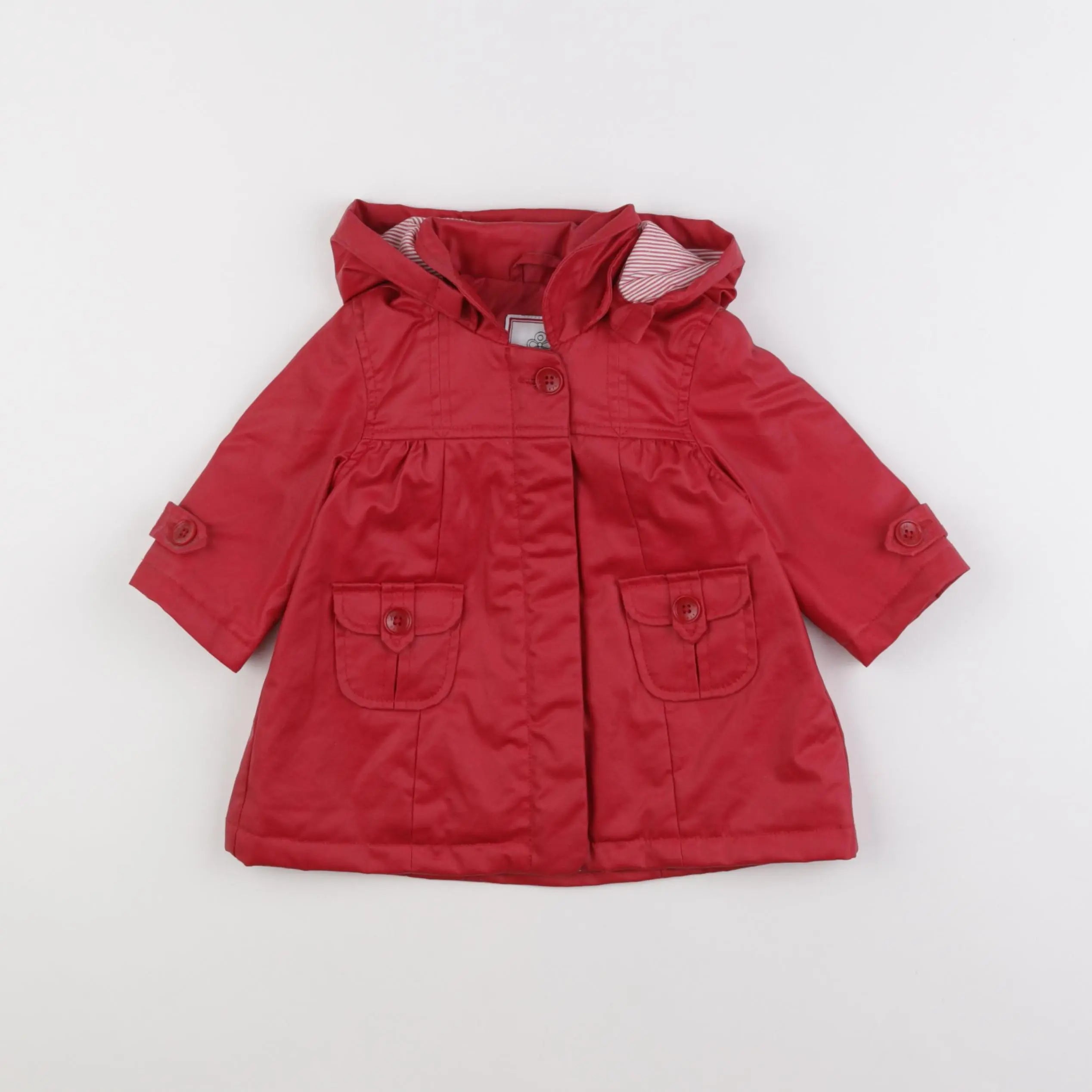 Jacadi - imperméable rouge - 6 mois