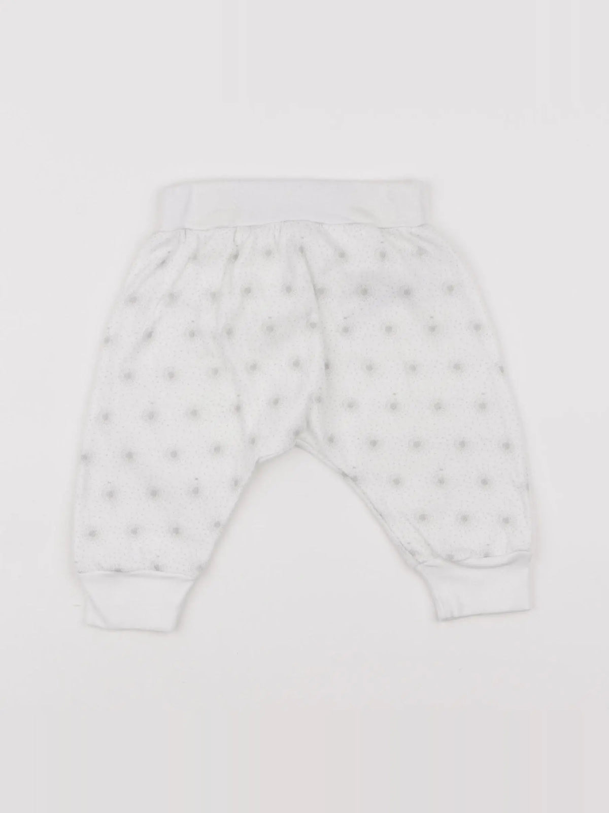 Petit Bateau - sarouel blanc - 6 mois