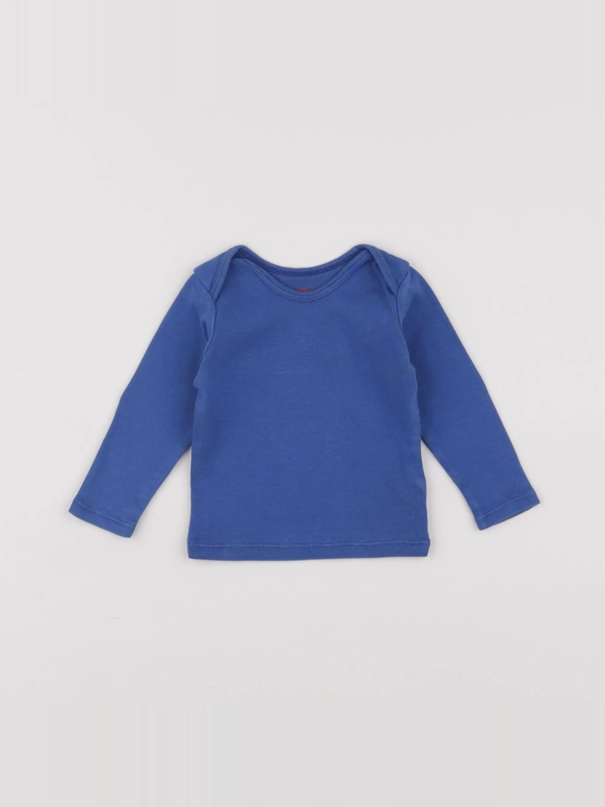 Bonton - tee-shirt bleu - 6 mois