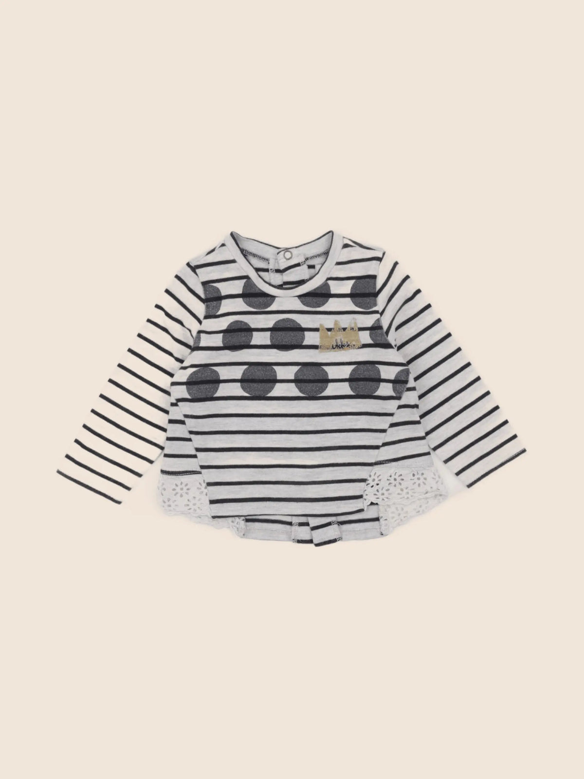 IKKS - tee-shirt gris - 12 mois