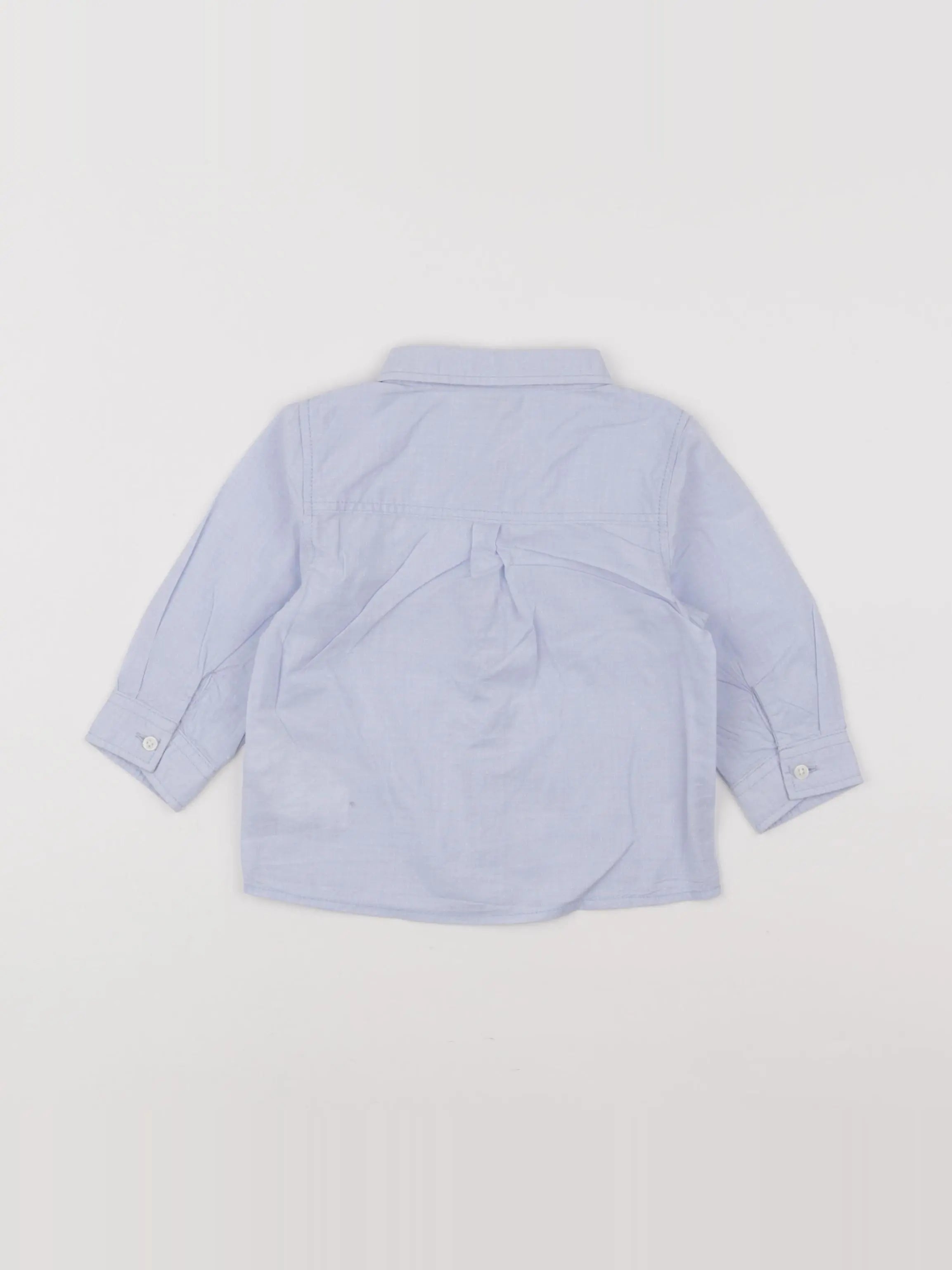 Tape à l'oeil - chemise bleu - 12 mois