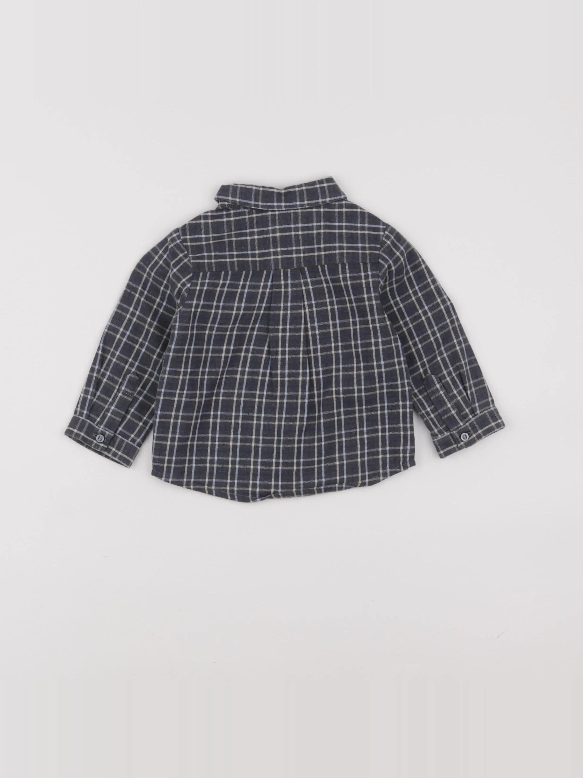 Jacadi - chemise gris - 12 mois