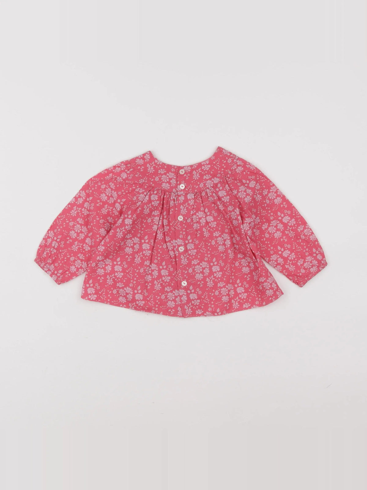 Jacadi - blouse liberty rose - 6 mois