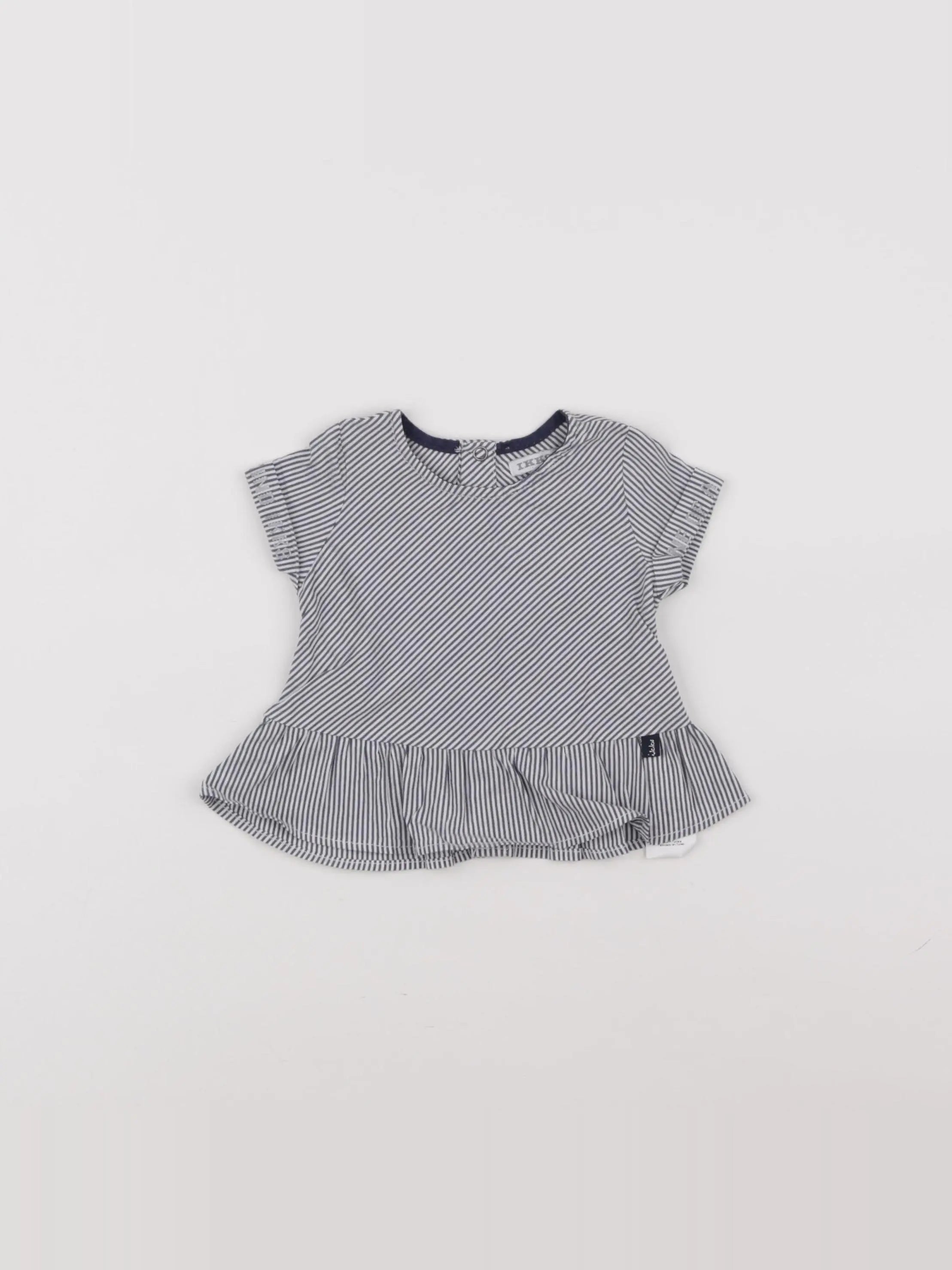 IKKS - blouse gris - 3 mois