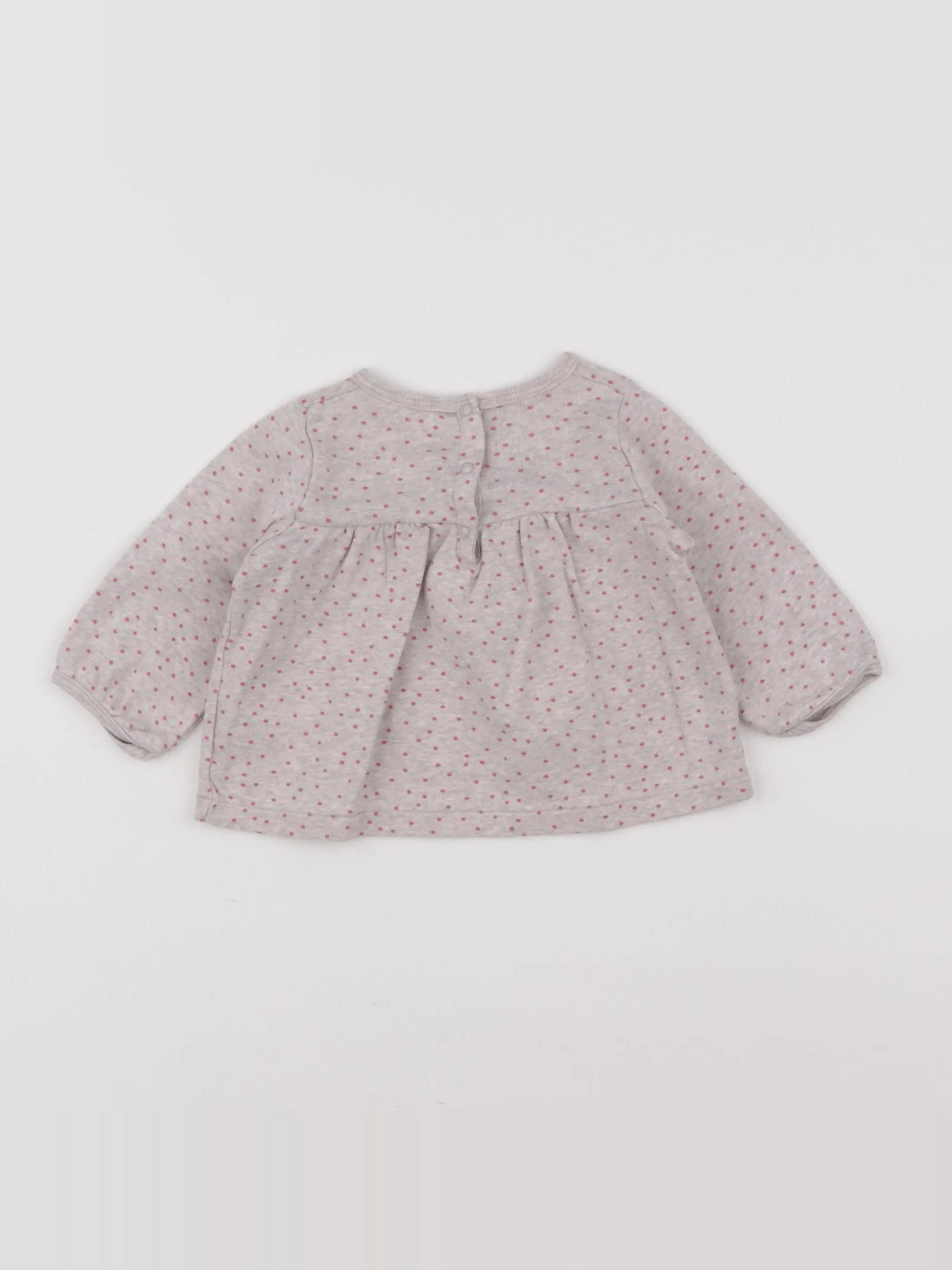 Petit Bateau - tee-shirt beige - 6 mois