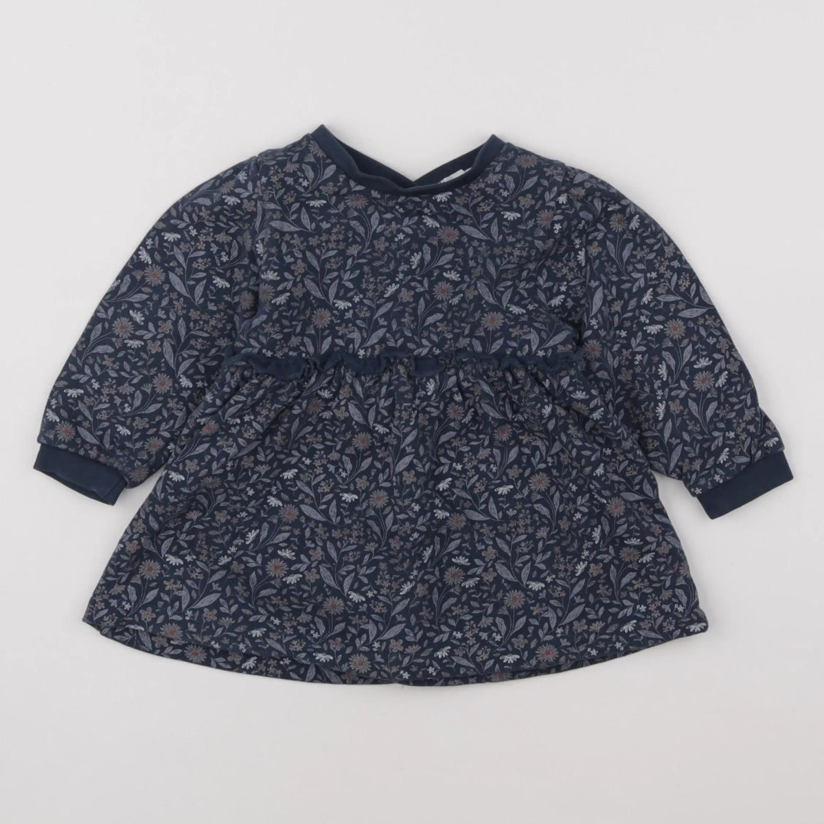 Vertbaudet - robe bleu - 18 mois