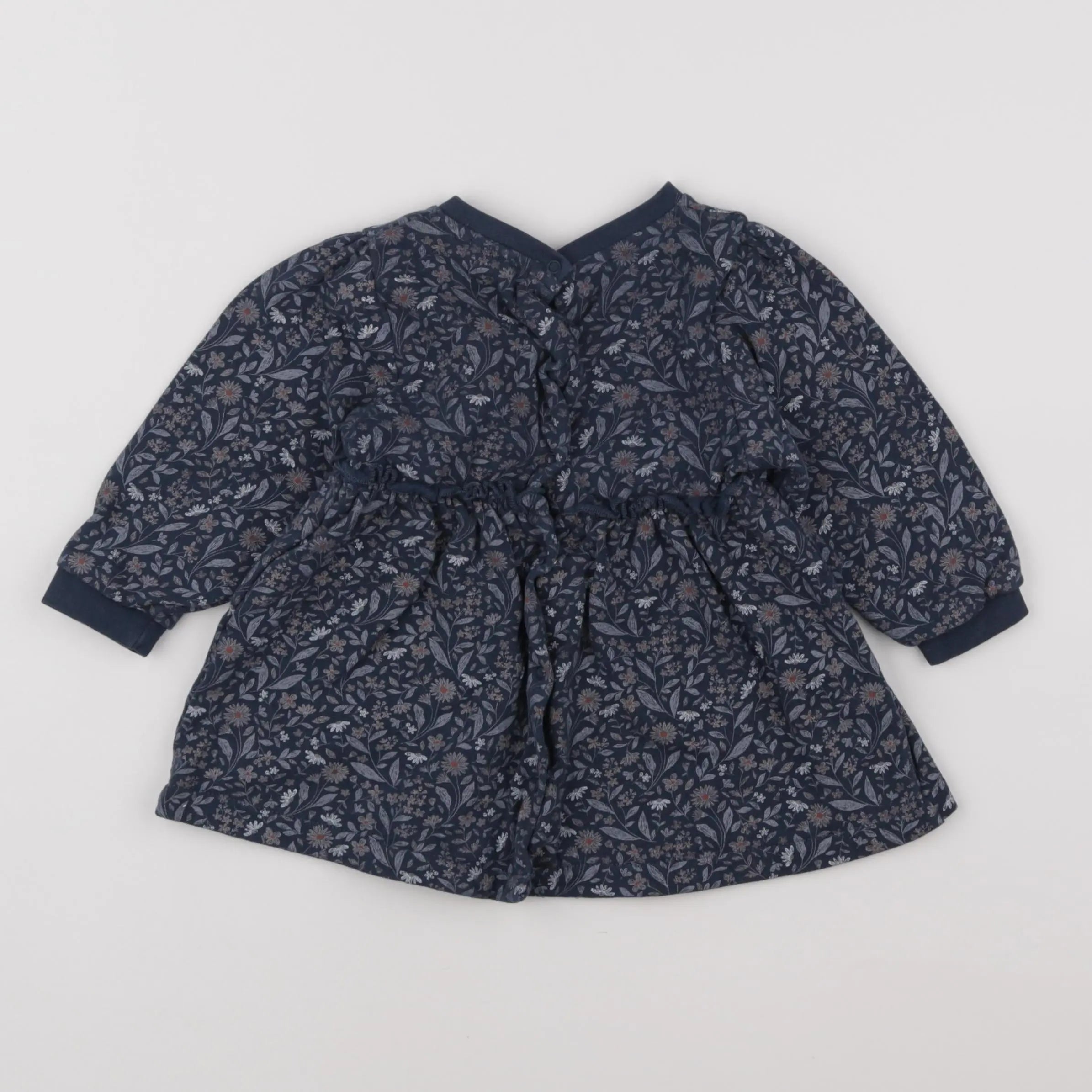 Vertbaudet - robe bleu - 18 mois