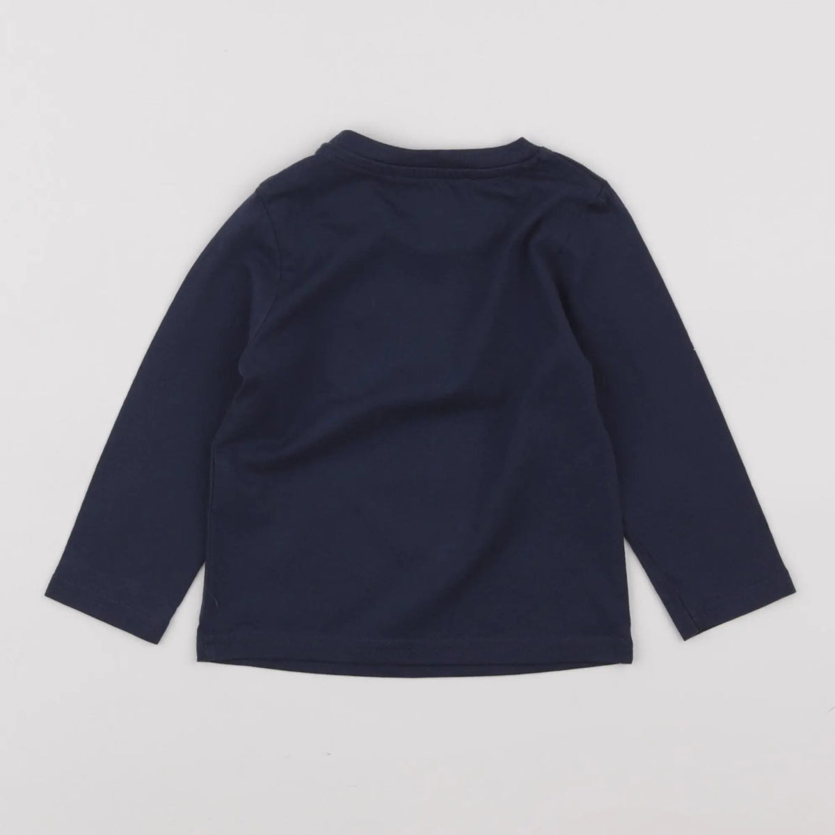Vertbaudet - tee-shirt bleu - 12 mois