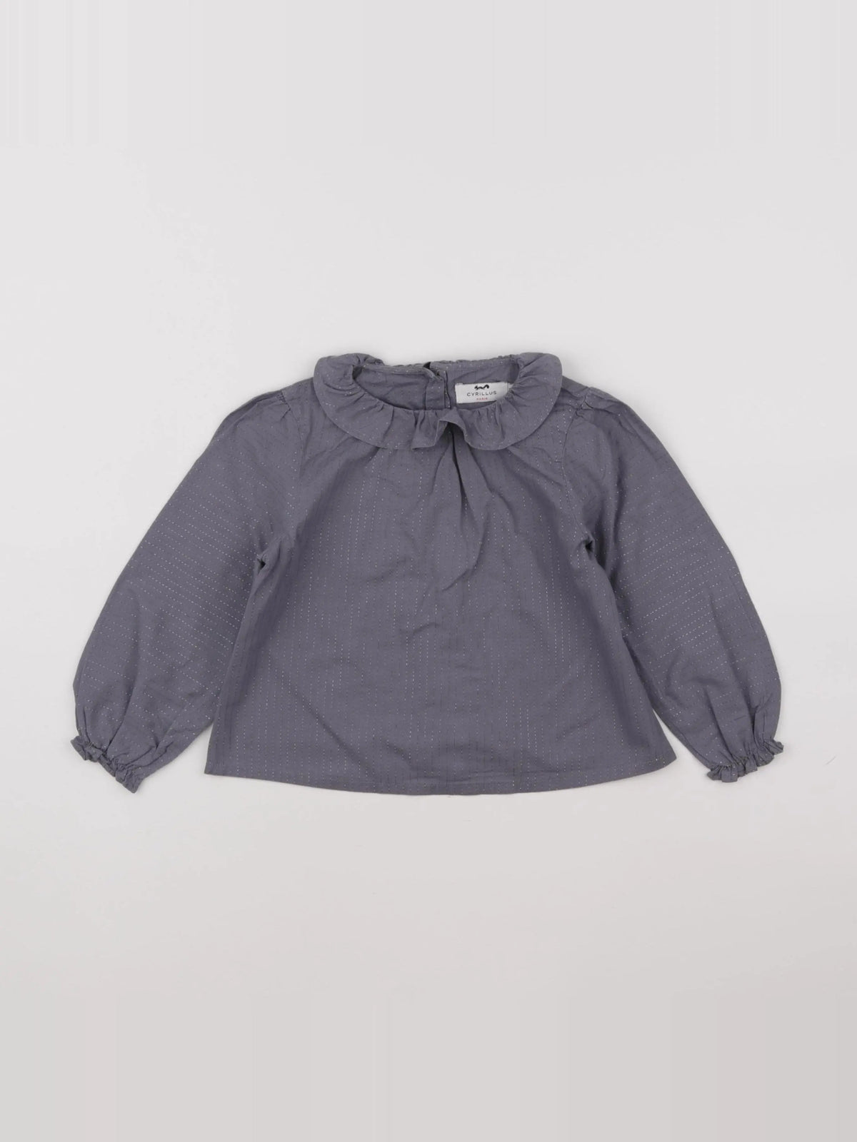 Cyrillus - blouse gris, argent - 36 mois