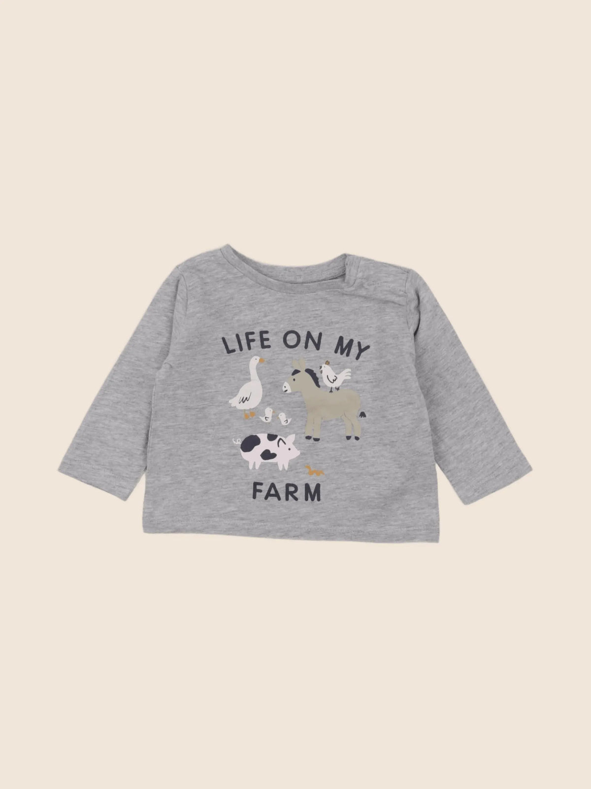 Boutchou - tee-shirt gris - 6 mois