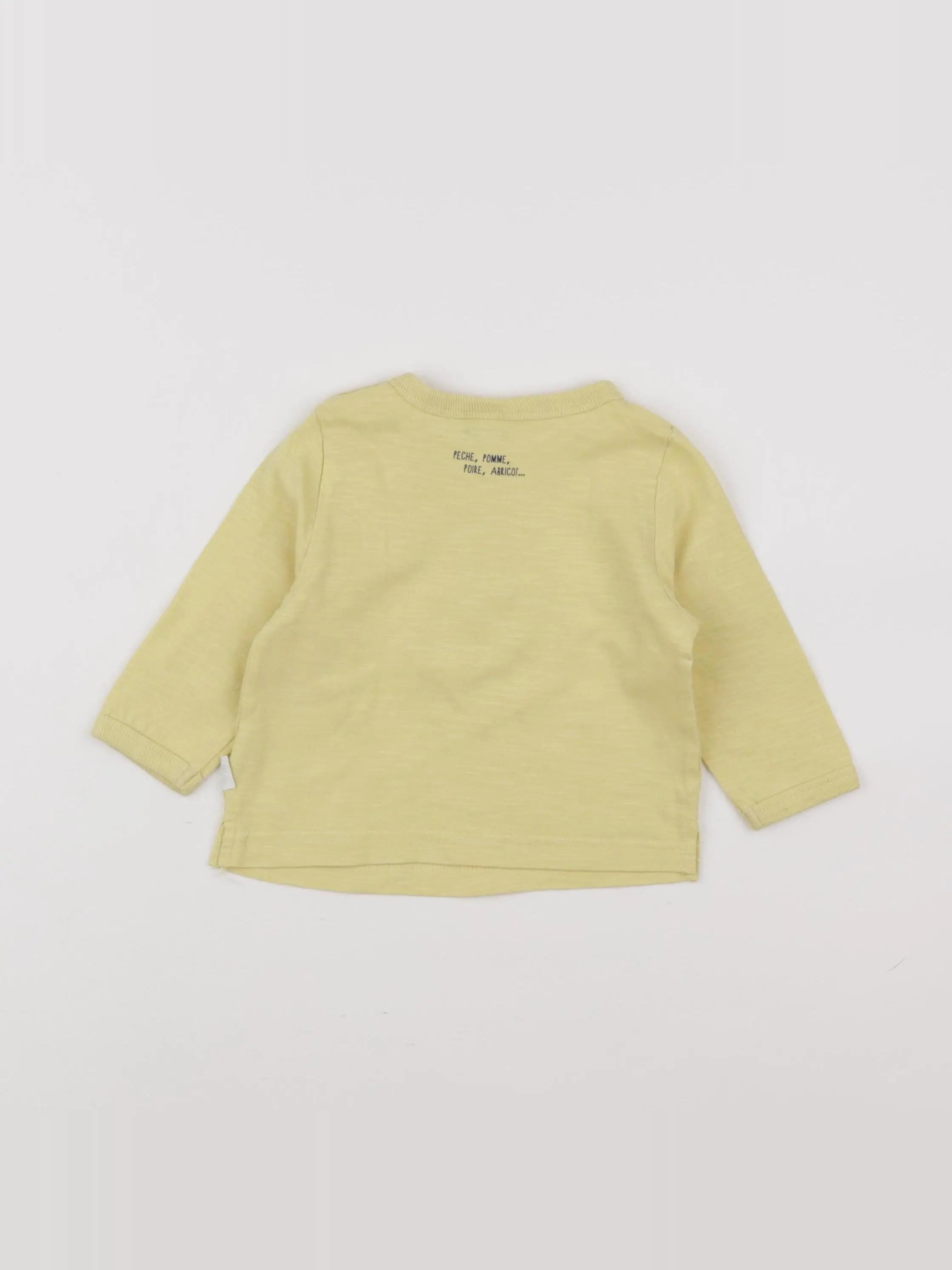 Tape à l'oeil - tee-shirt jaune - 6 mois