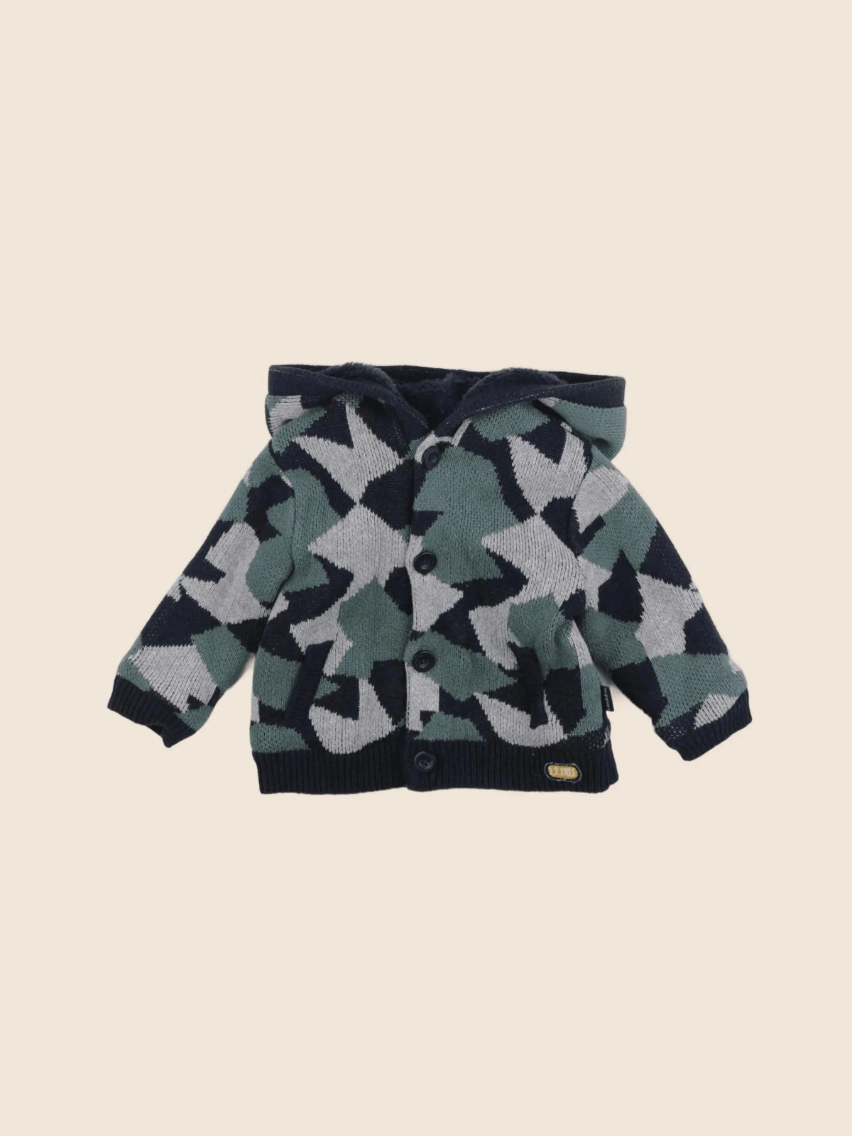 Noppies - veste doublé bleu, vert - 3 mois
