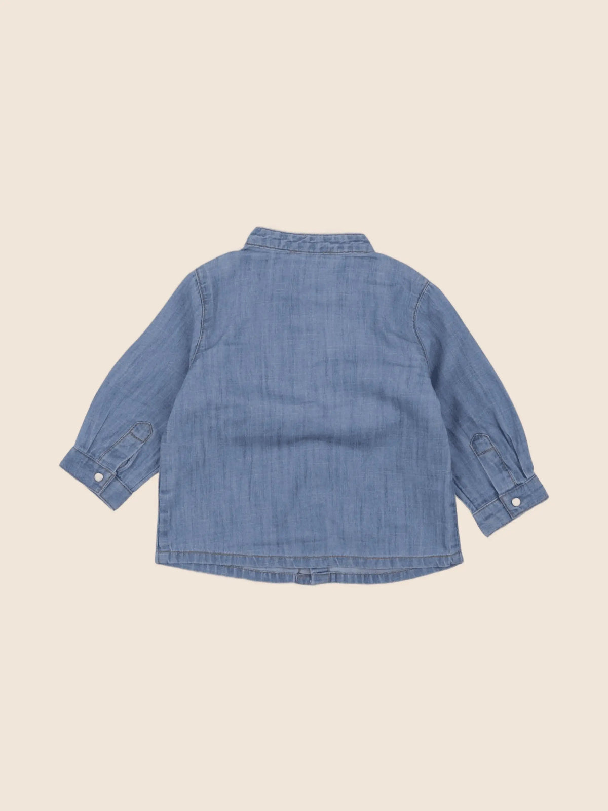 Boutchou - chemise bleu - 6 mois