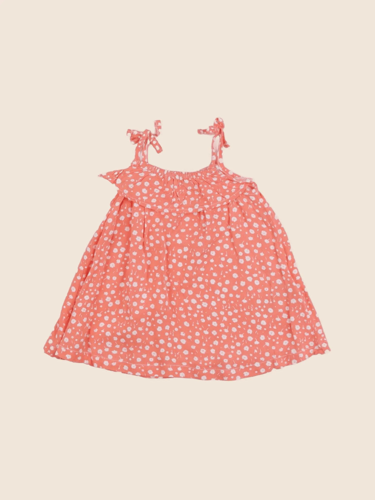 Vertbaudet - robe orange - 3 mois