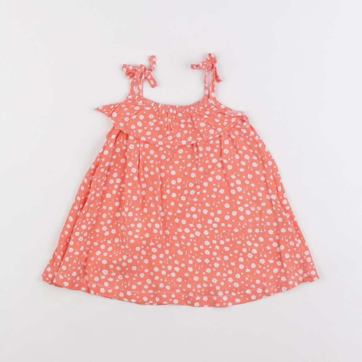 Vertbaudet - robe orange - 3 mois