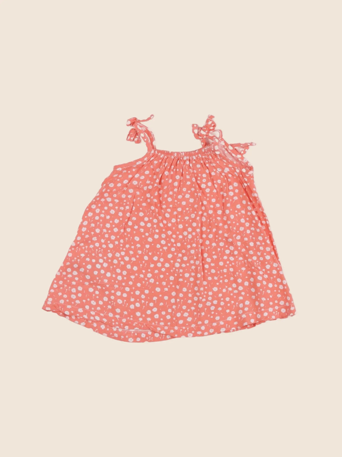 Vertbaudet - robe orange - 3 mois