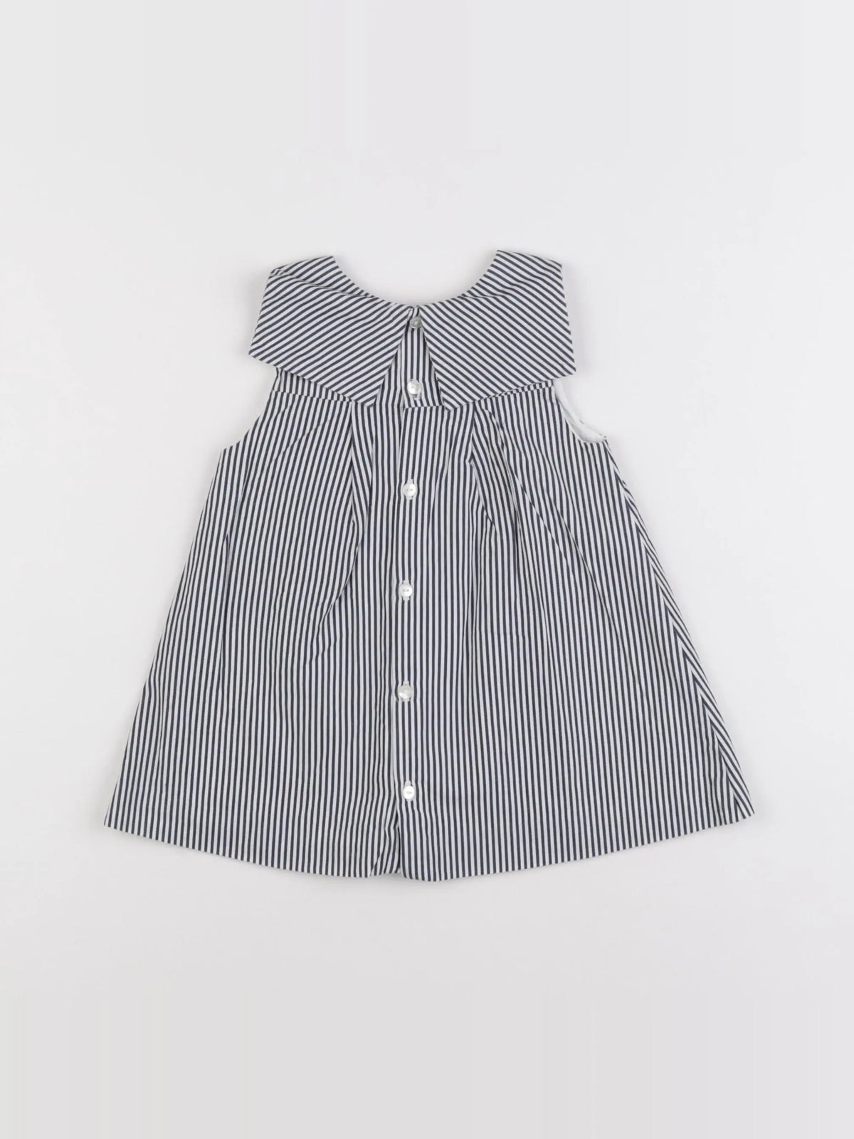 Jacadi - robe bleu, blanc - 12 mois