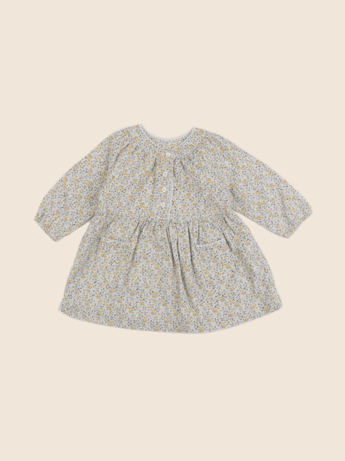 Boutchou - robe gris - 6 mois