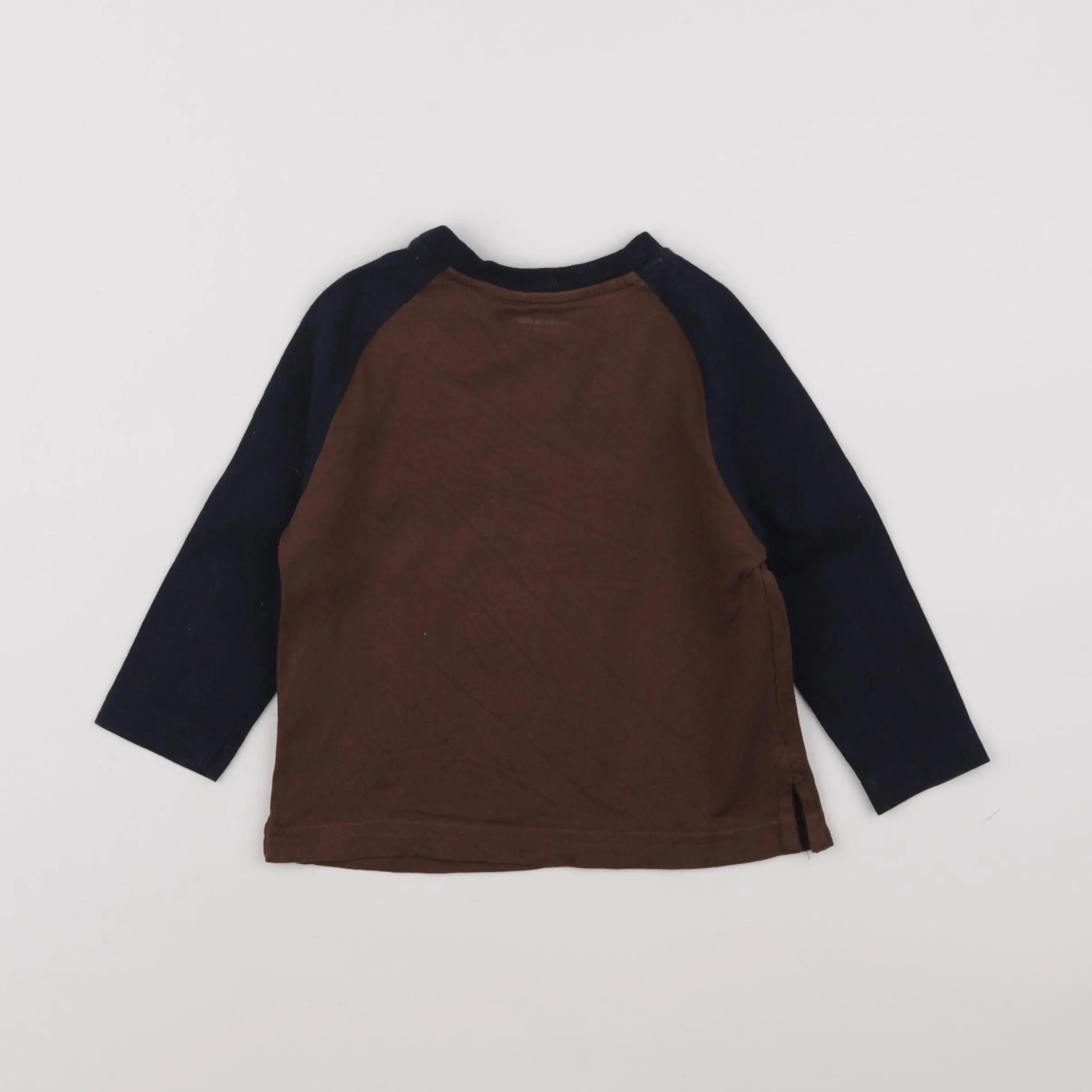 Vertbaudet - tee-shirt marron - 2 ans