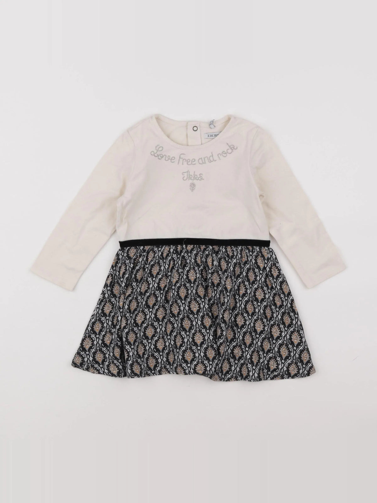IKKS - robe blanc - 2 ans