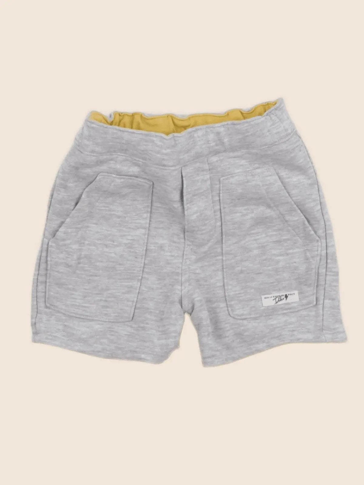 IKKS - short réversible jaune, gris - 12 mois