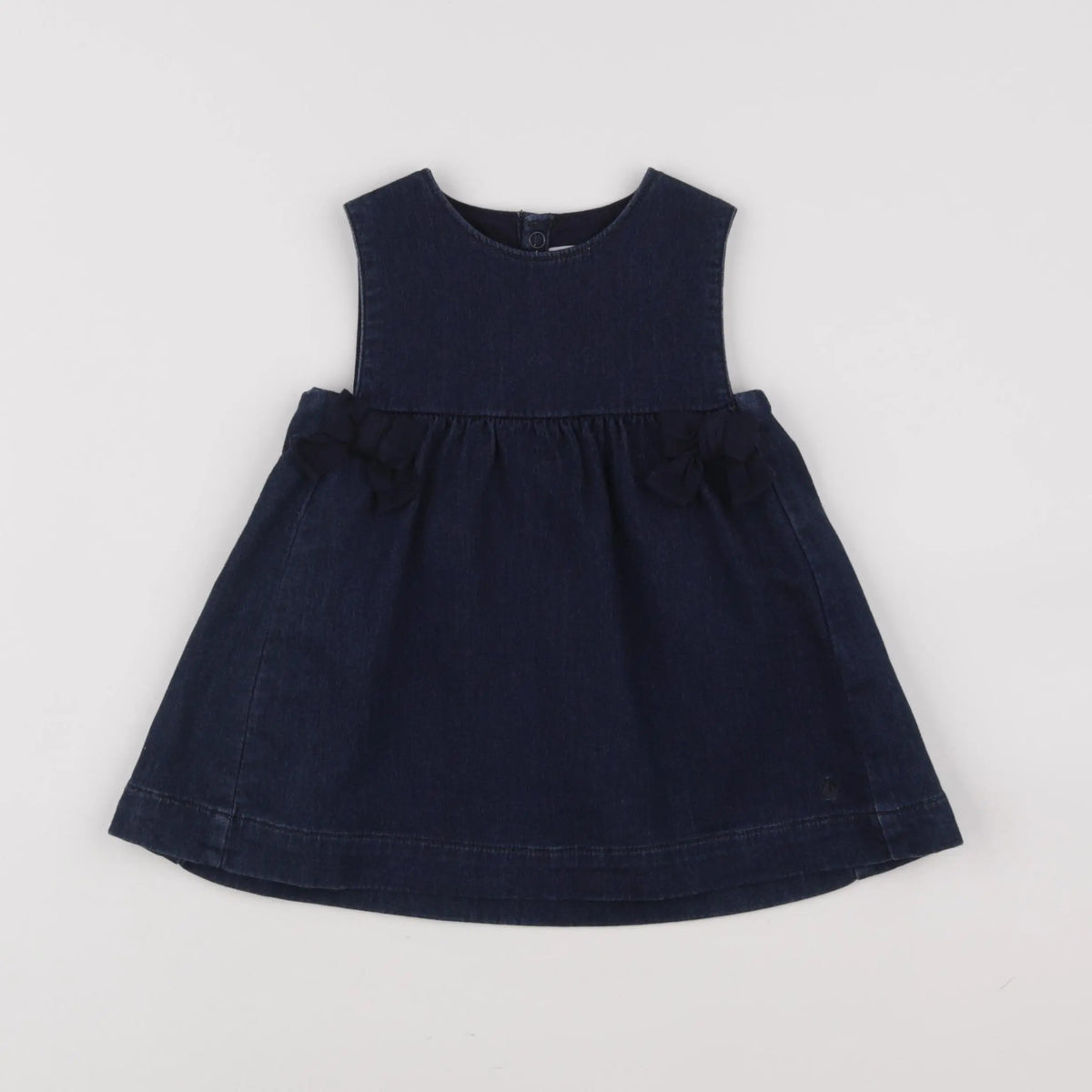 Petit Bateau - robe bleu - 12 mois