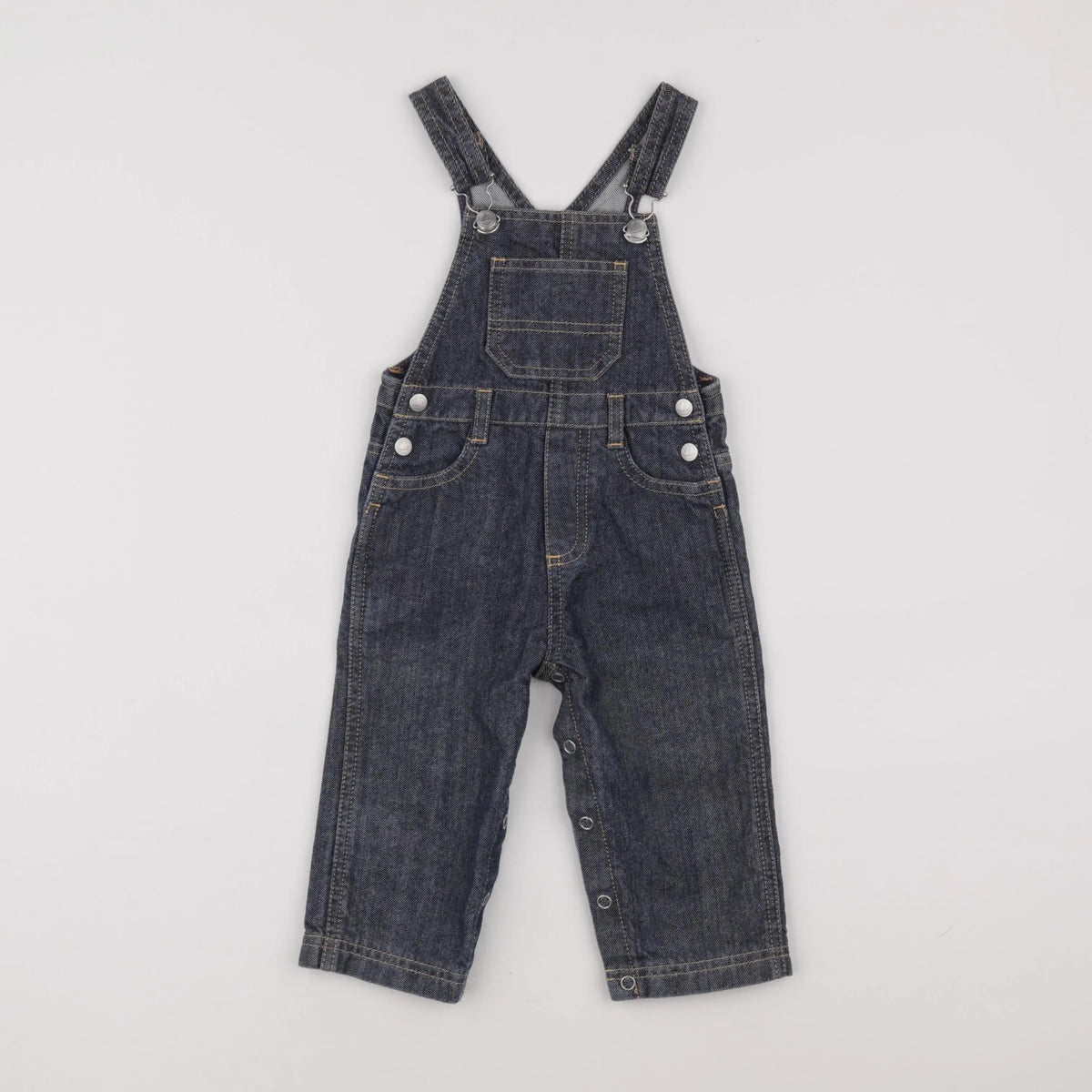 Petit Bateau - salopette bleu - 12 mois